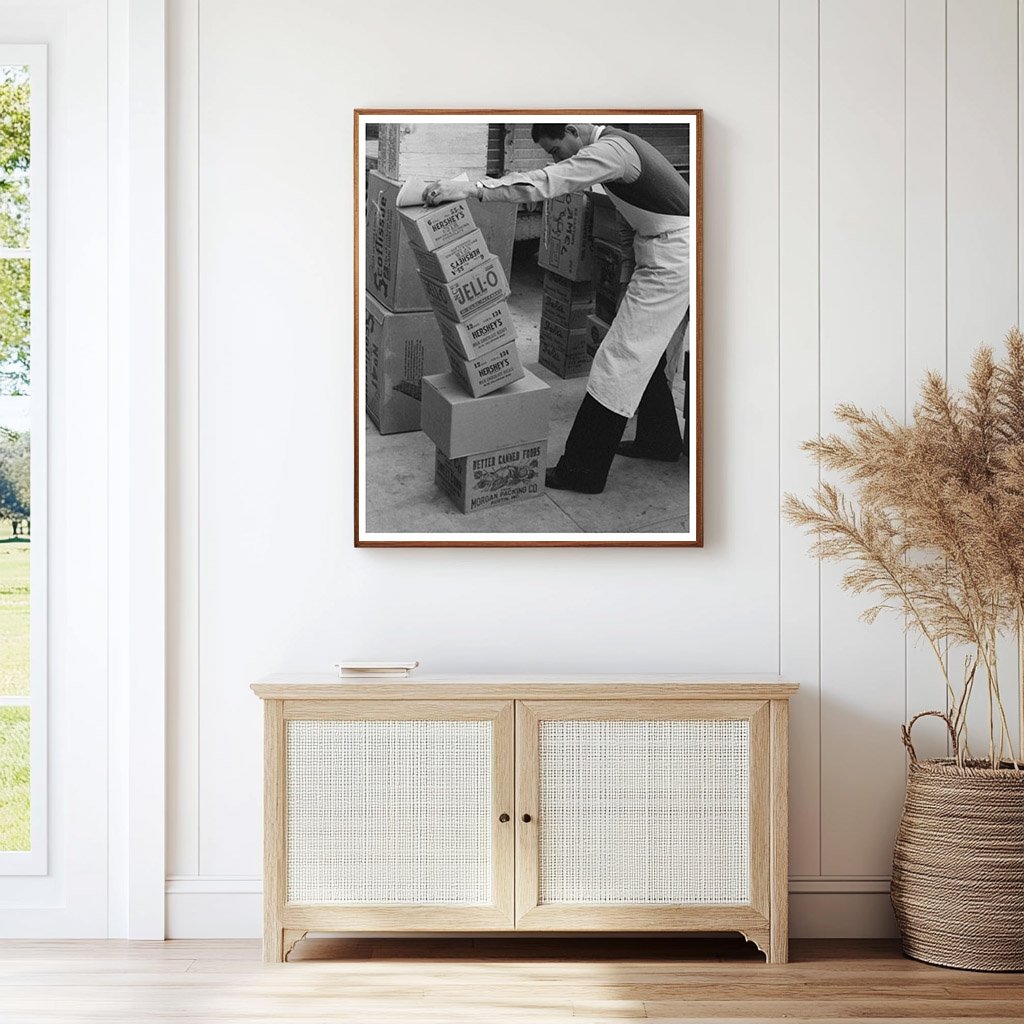 Vintage Supply Delivery in San Angelo Texas 1939