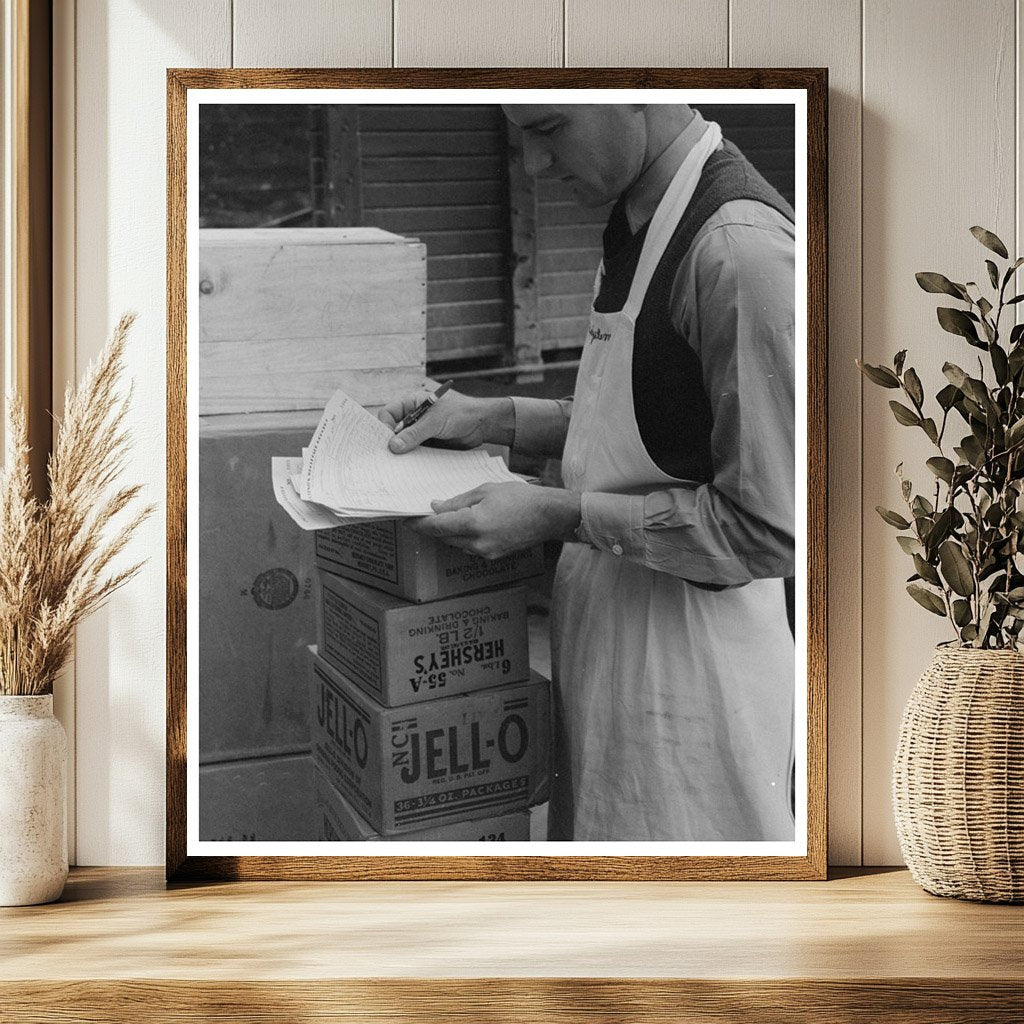 Supply Delivery at Wholesale Grocery San Angelo 1939