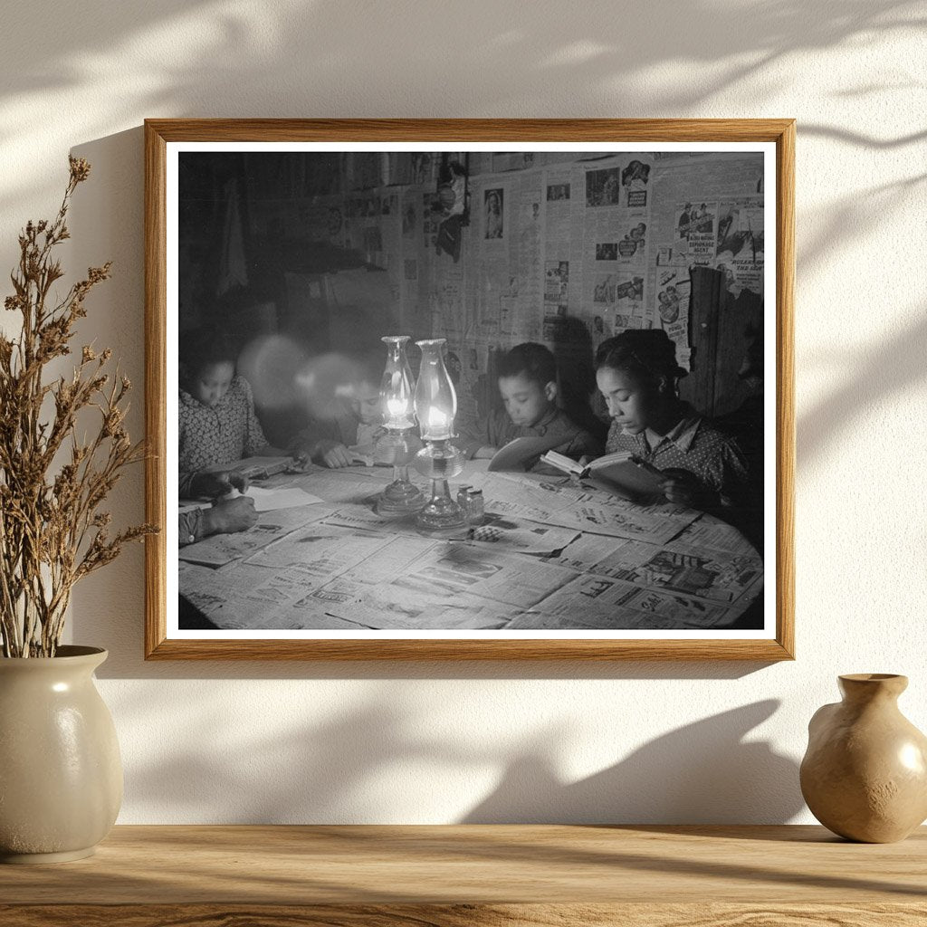 Family Dinner Gathering in Creek County Oklahoma 1940