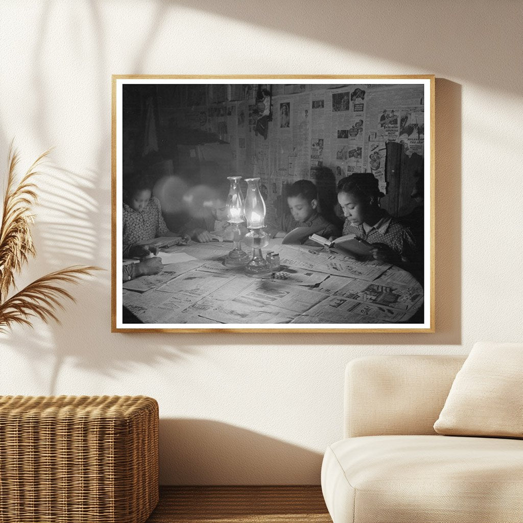 Family Dinner Gathering in Creek County Oklahoma 1940