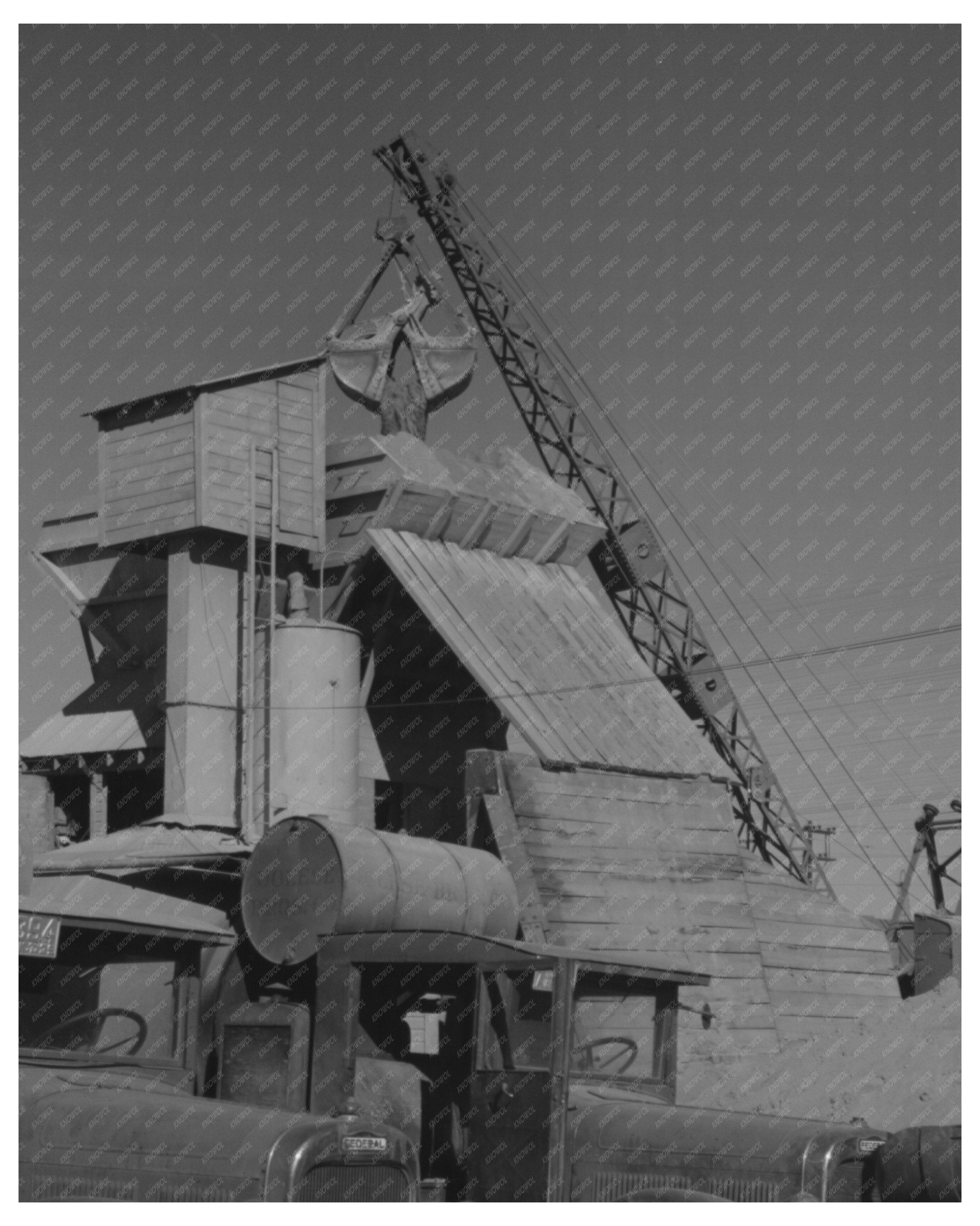 Oklahoma City Concrete Mixing Plant January 1944