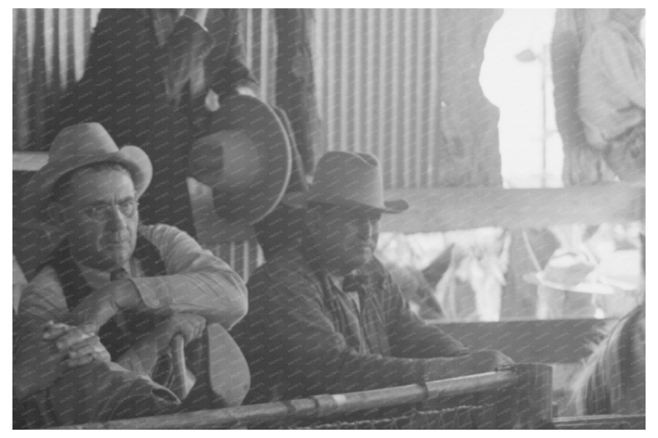 Horse Auction Spectators in San Angelo Texas March 1940