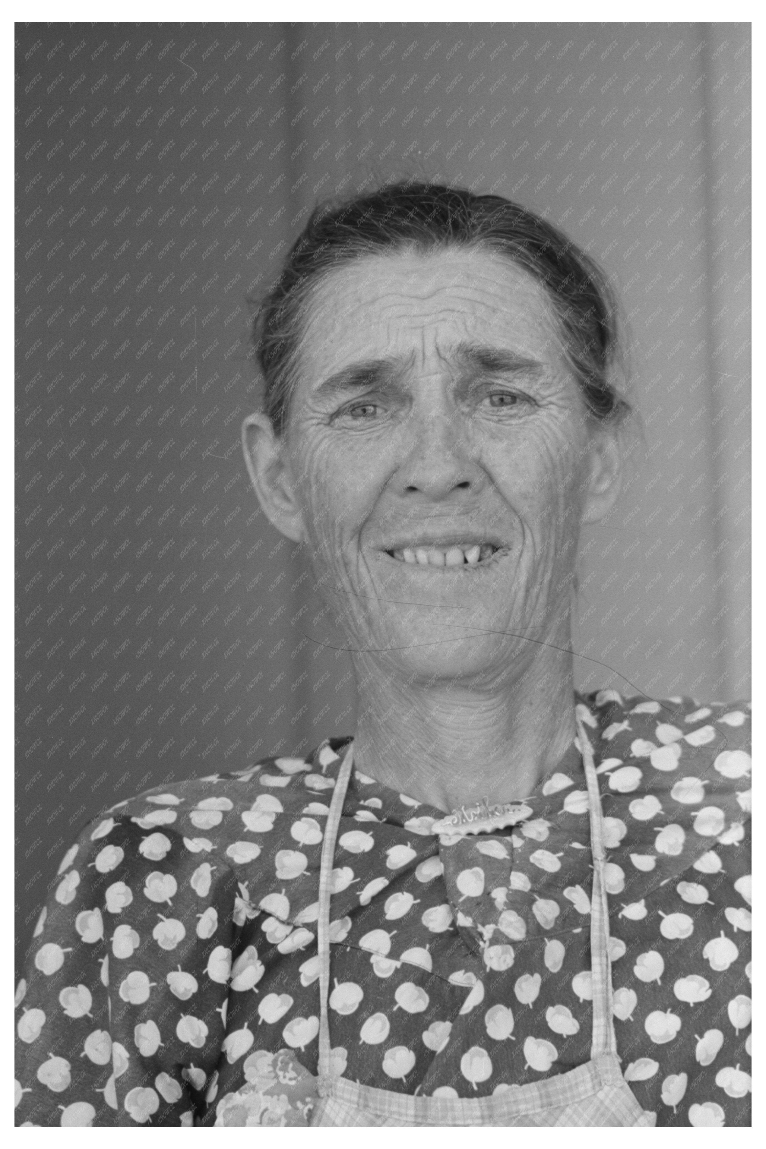 Wife of Migratory Worker at Agua Fria Camp 1940