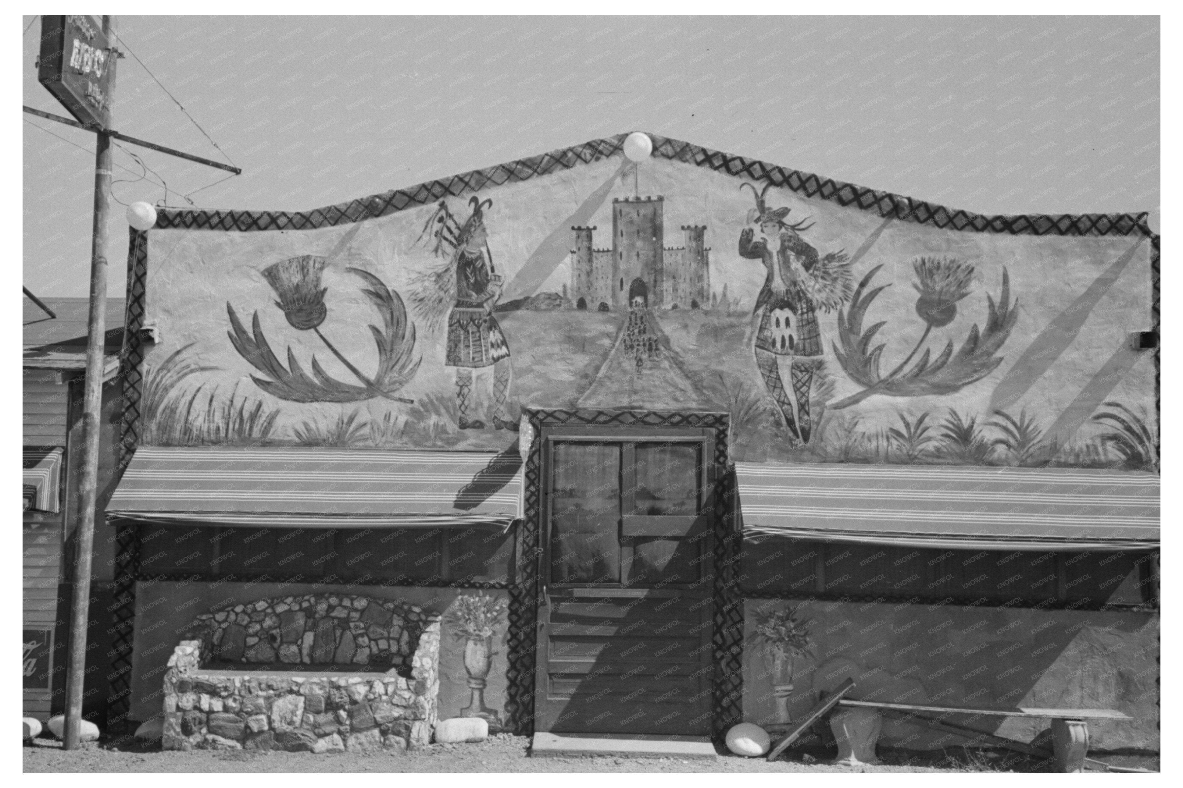 Vintage Beer Joint with Indigenous Decor Maricopa County 1940