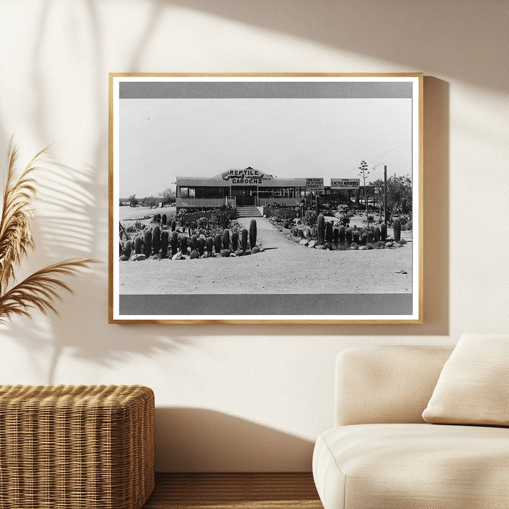 Vintage Roadside Sign for Tourist Court Phoenix 1940