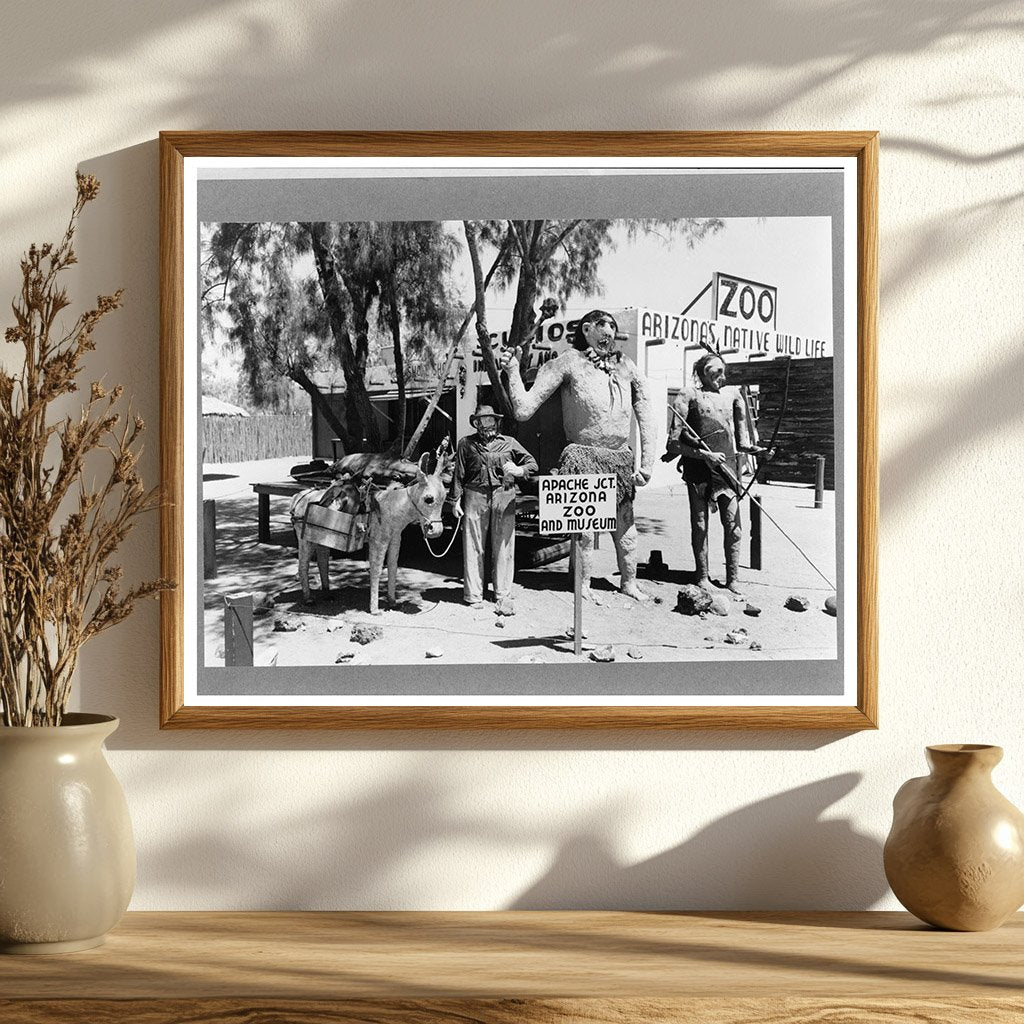 This vintage image from April 1940 features three