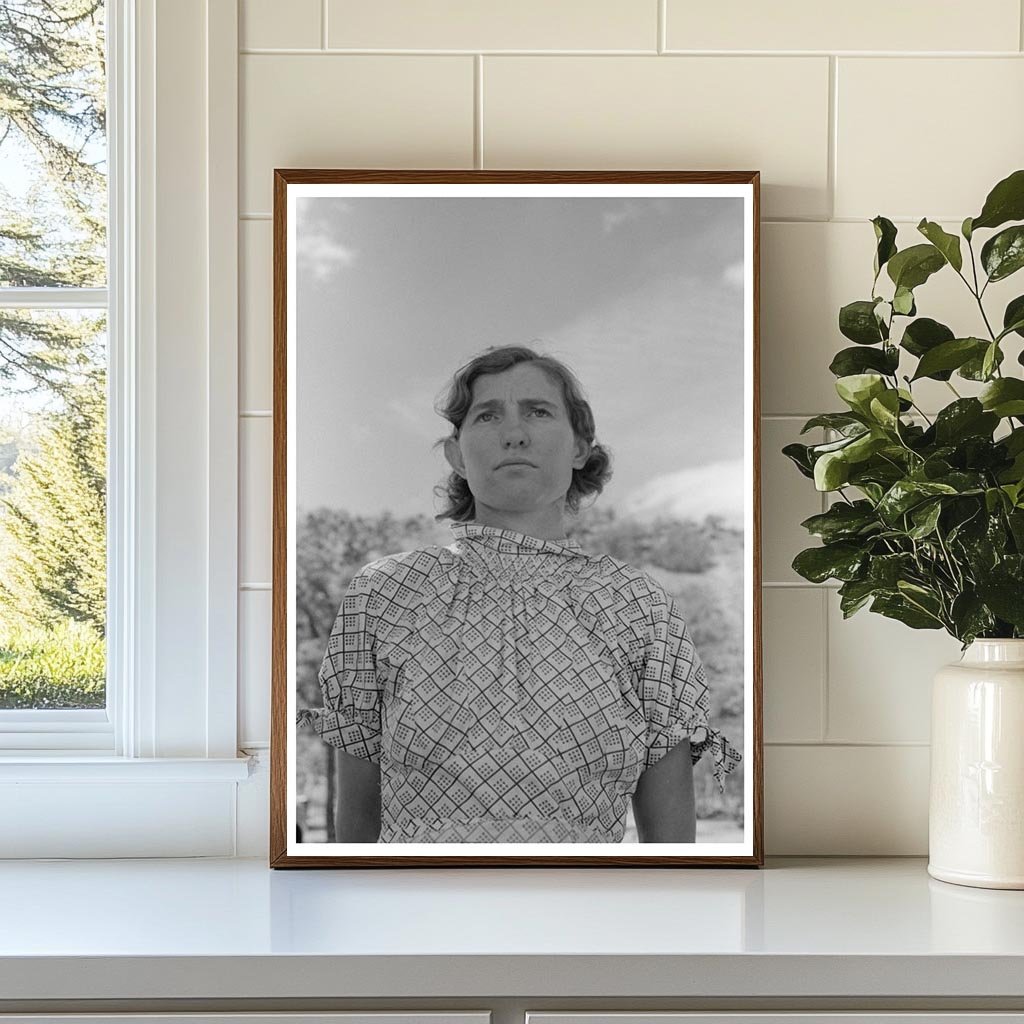 Mrs. Whinery in Pie Town New Mexico June 1940 Photo