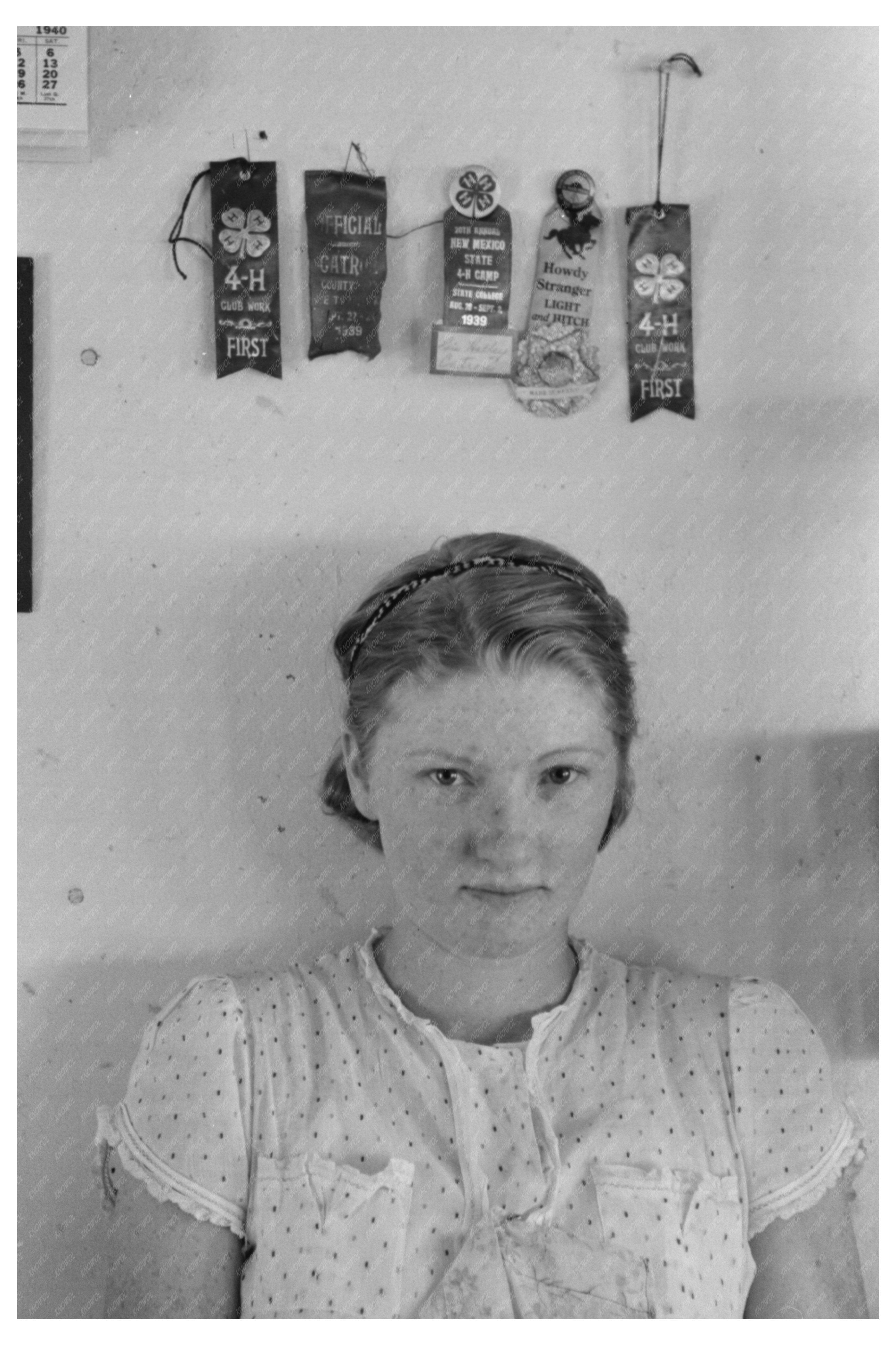 Lois Stagg 4-H Awards Café Owners Pie Town New Mexico 1940