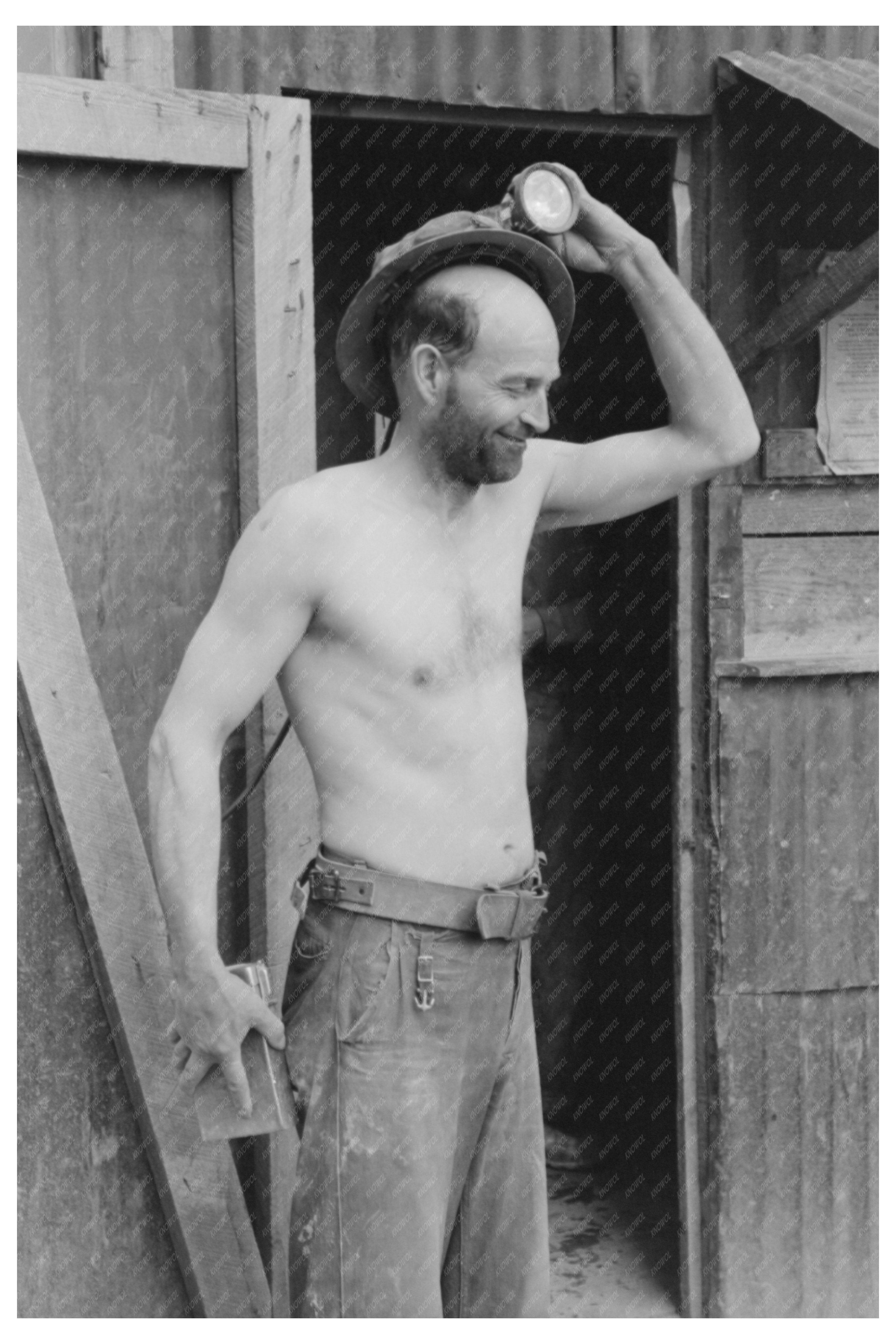 Miner in Mogollon New Mexico June 1940