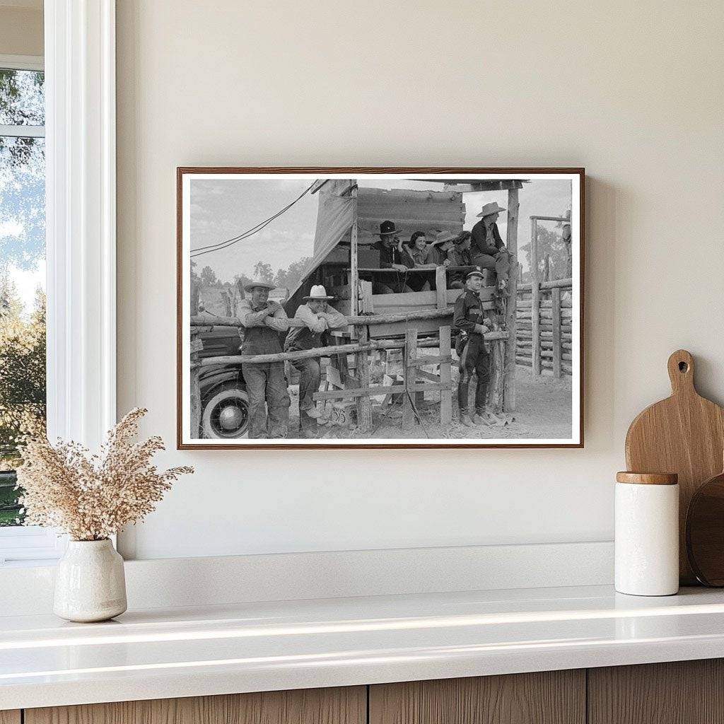 Judges at Rodeo in Quemado New Mexico June 1940