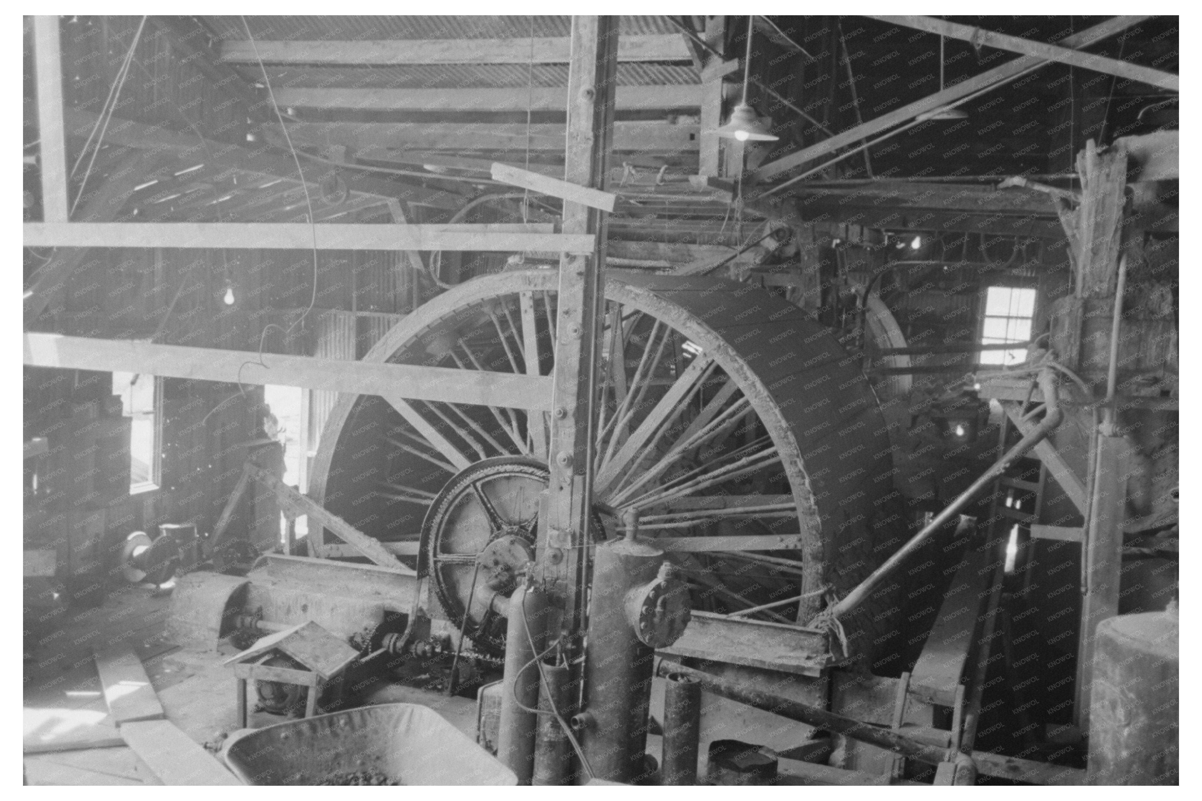 Rotary Vacuum Filter for Gold Extraction New Mexico 1940