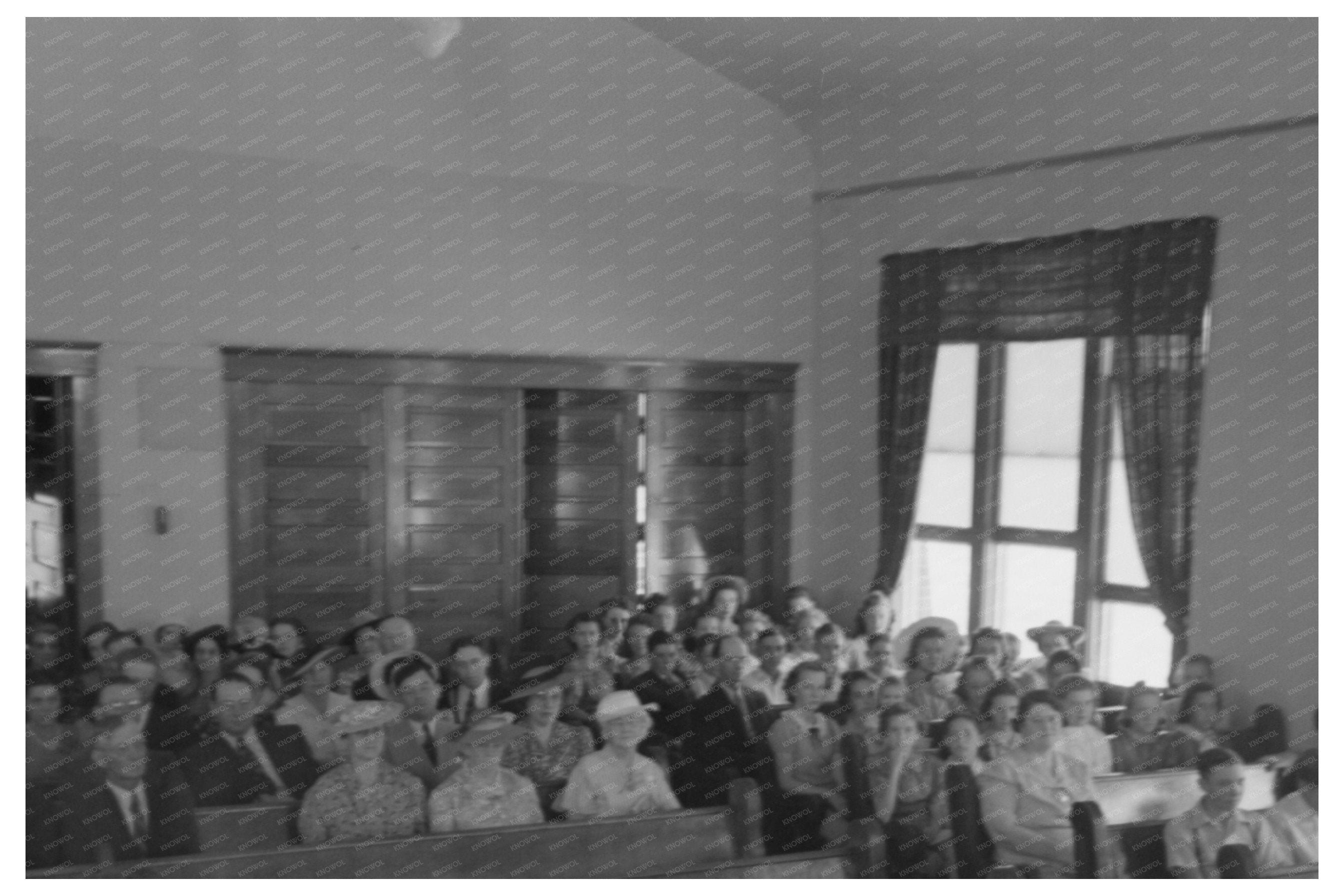 Mormon Church in Mendon Utah Sunday Morning July 1940