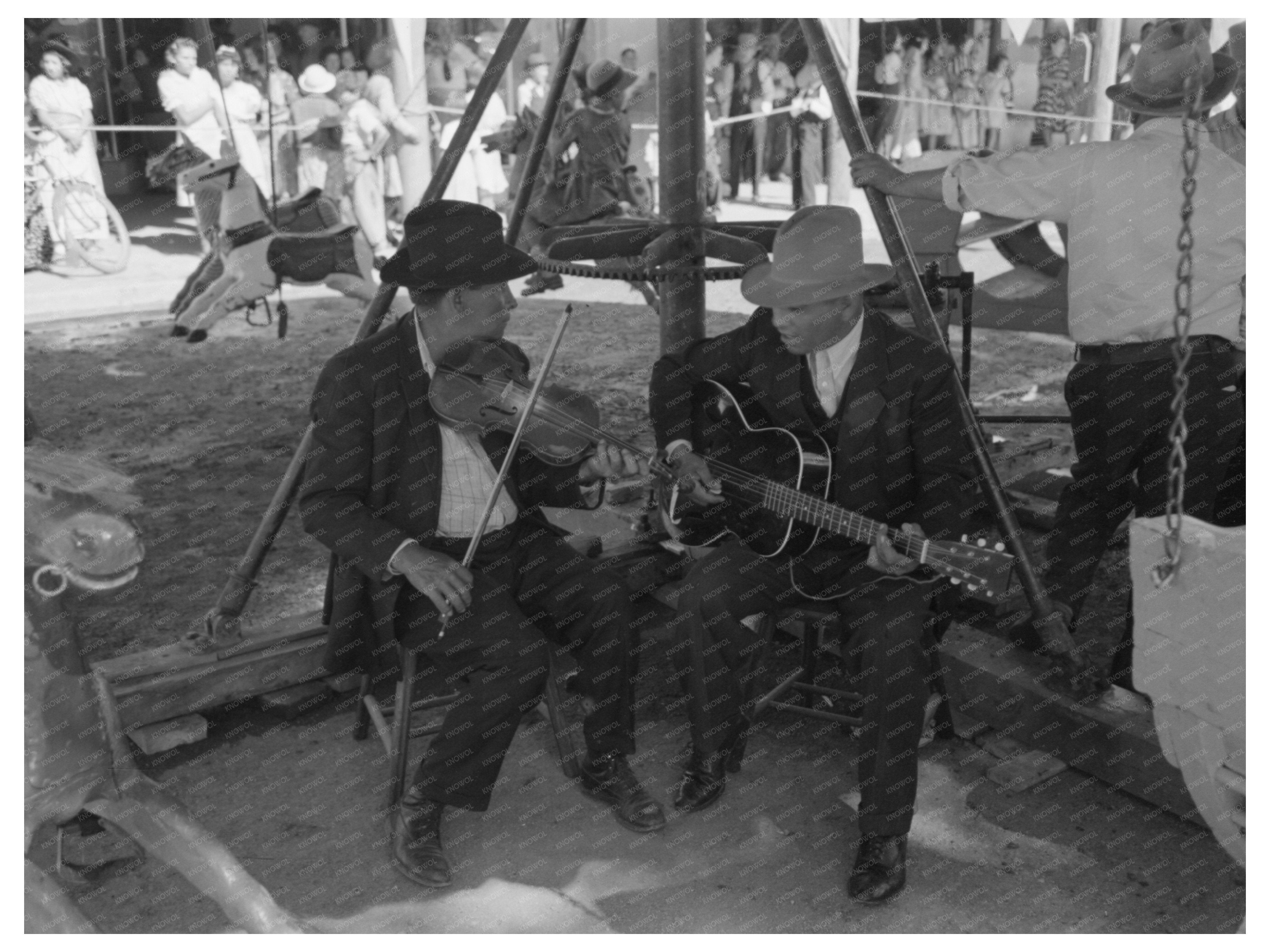 Taos New Mexico Merry-Go-Round Music July 1940