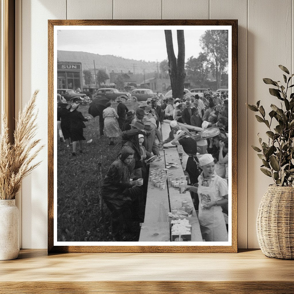 1944 Ridgway Colorado Labor Day Community Barbecue Event