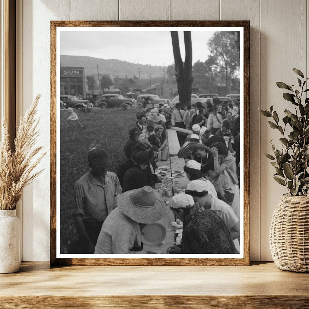Labor Day Barbecue Scene Ridgway Colorado 1940