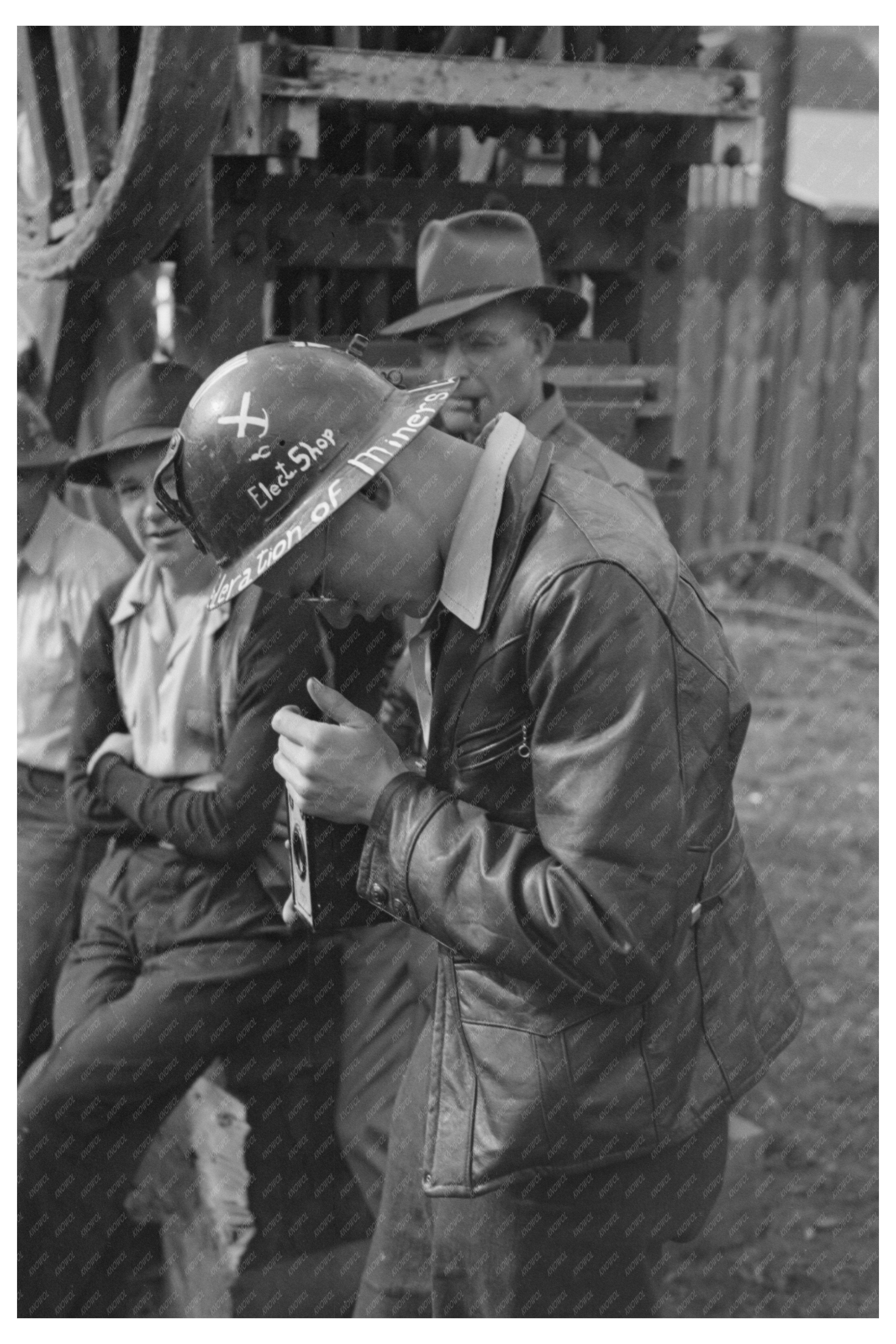 Young Miners Celebrate Labor Day in Silverton Colorado 1940
