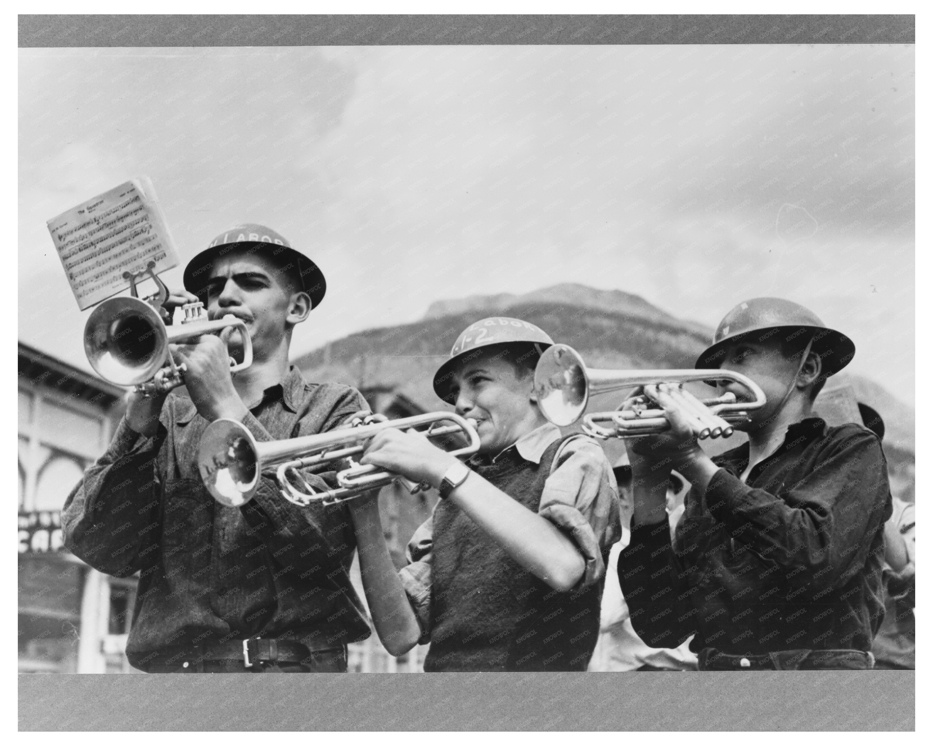 High School Band at Silverton Labor Day Celebration 1940