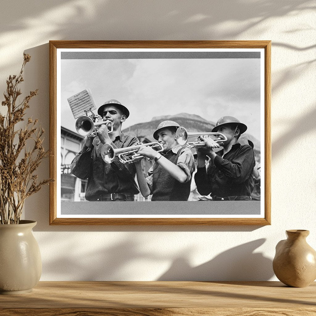 High School Band at Silverton Labor Day Celebration 1940