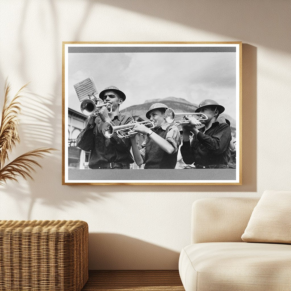 High School Band at Silverton Labor Day Celebration 1940