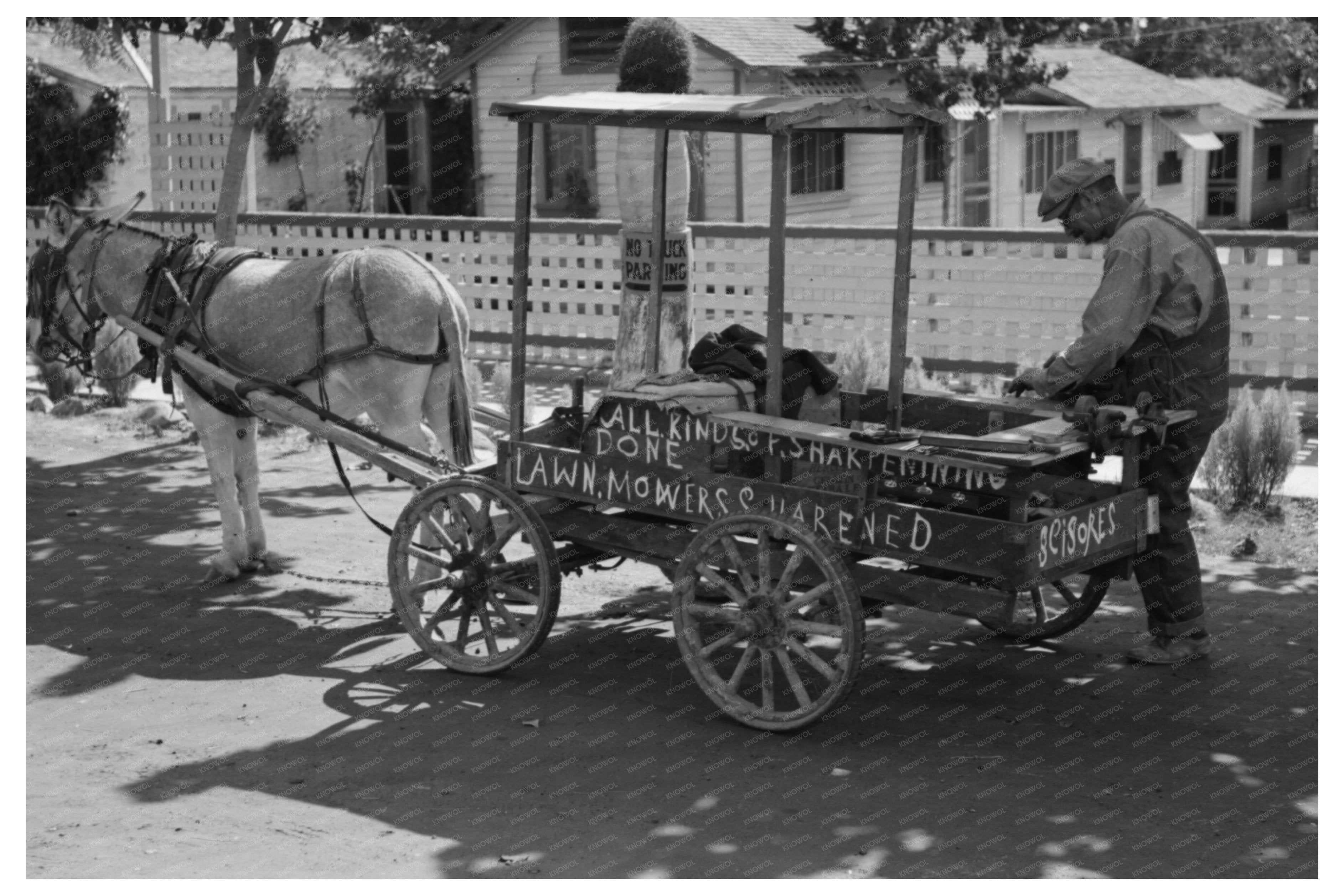 Scissors and Lawn Mower Sharpener Saint George Utah 1940
