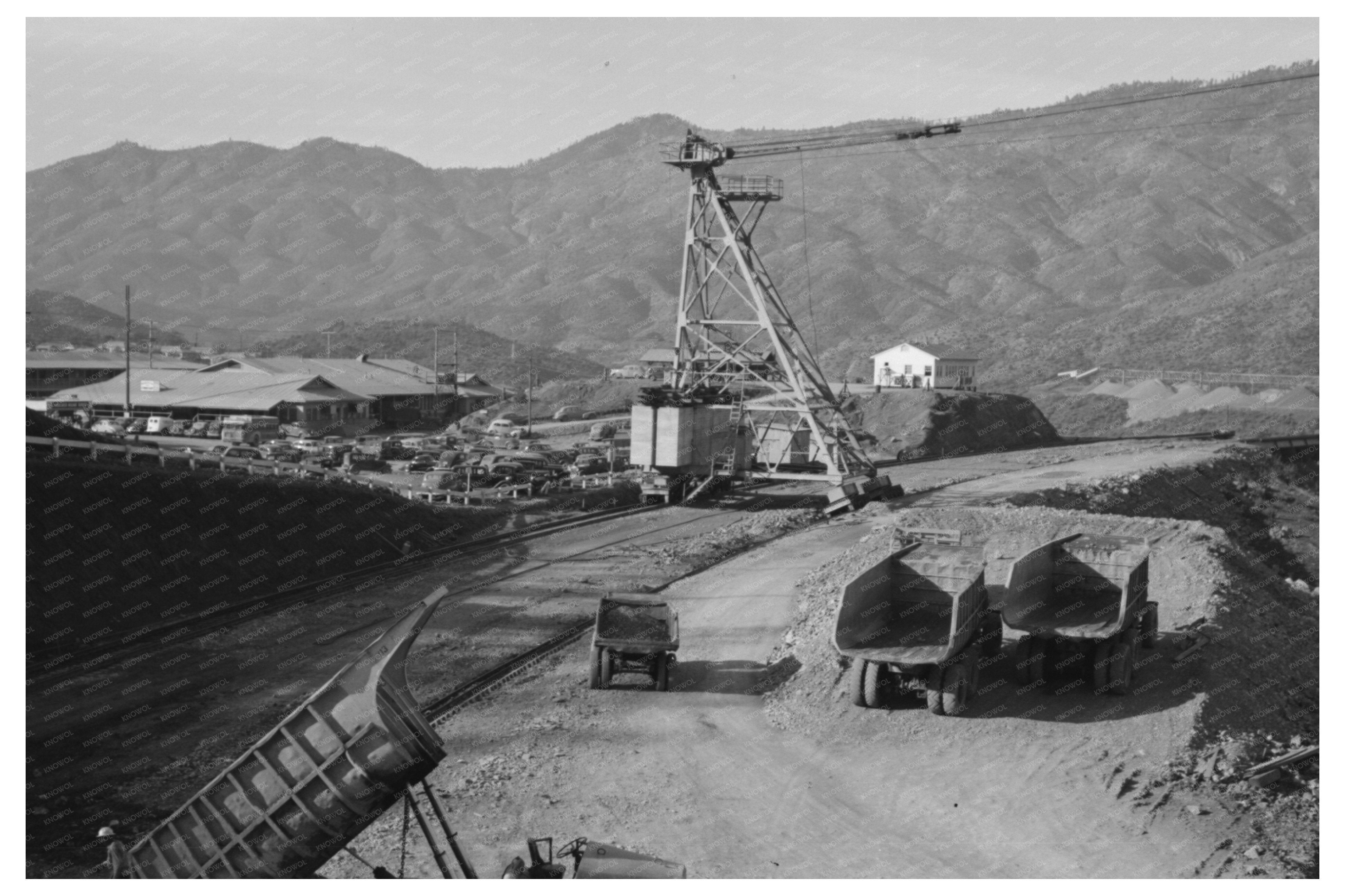 Shasta Dam Construction Shasta California 1940