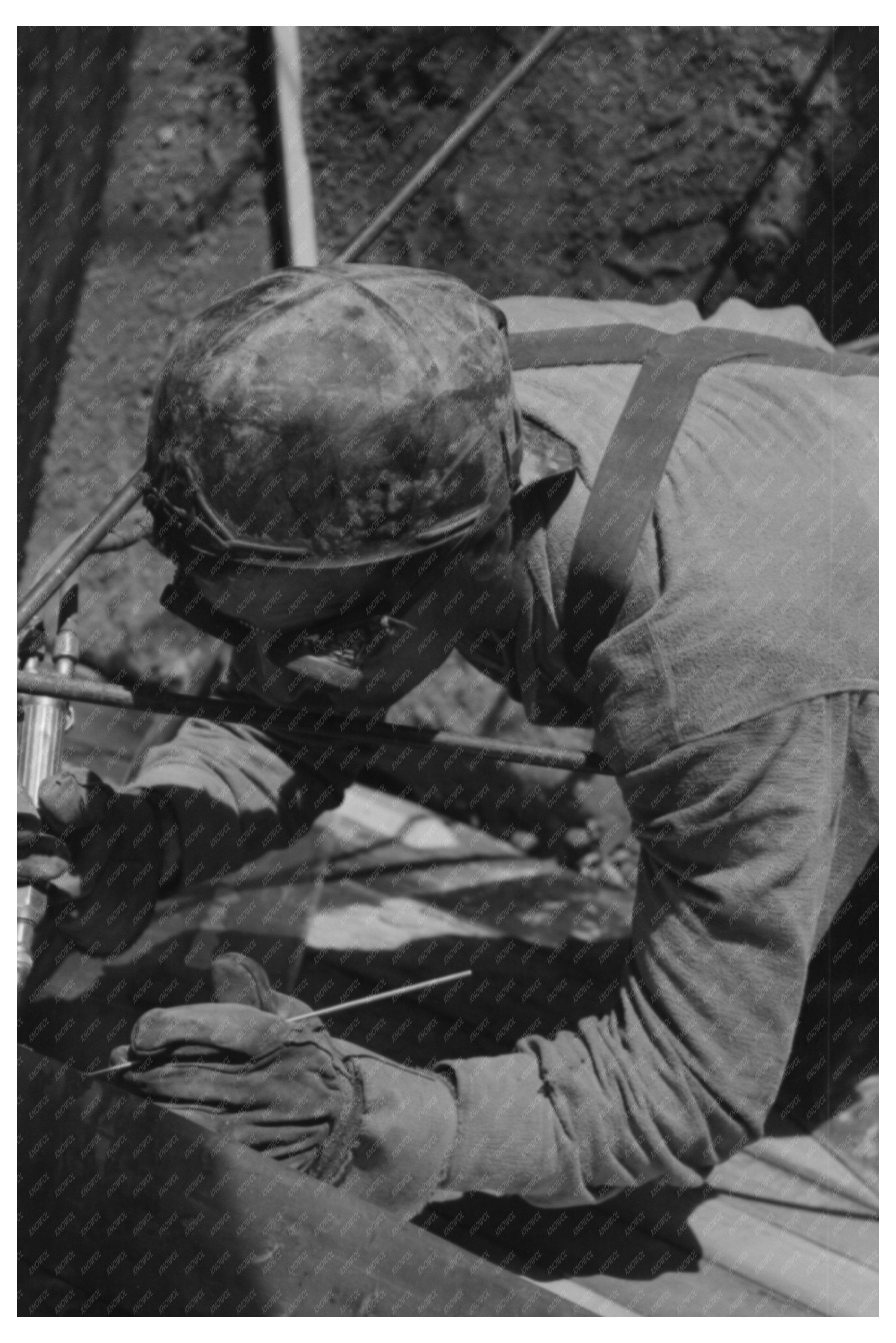 Vintage Spot Welder at Shasta Dam 1944