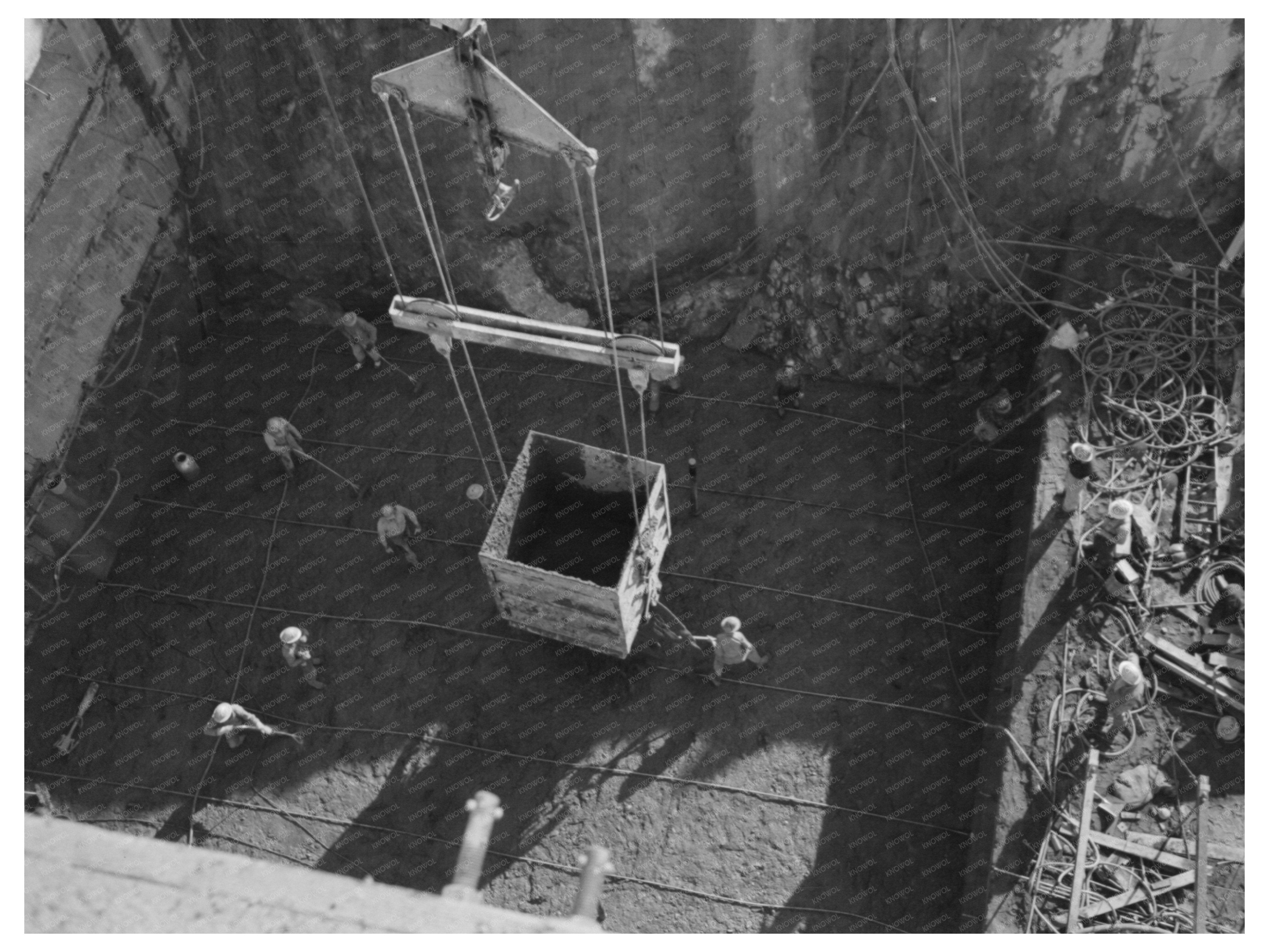 Shasta Dam Construction Shasta County California 1944