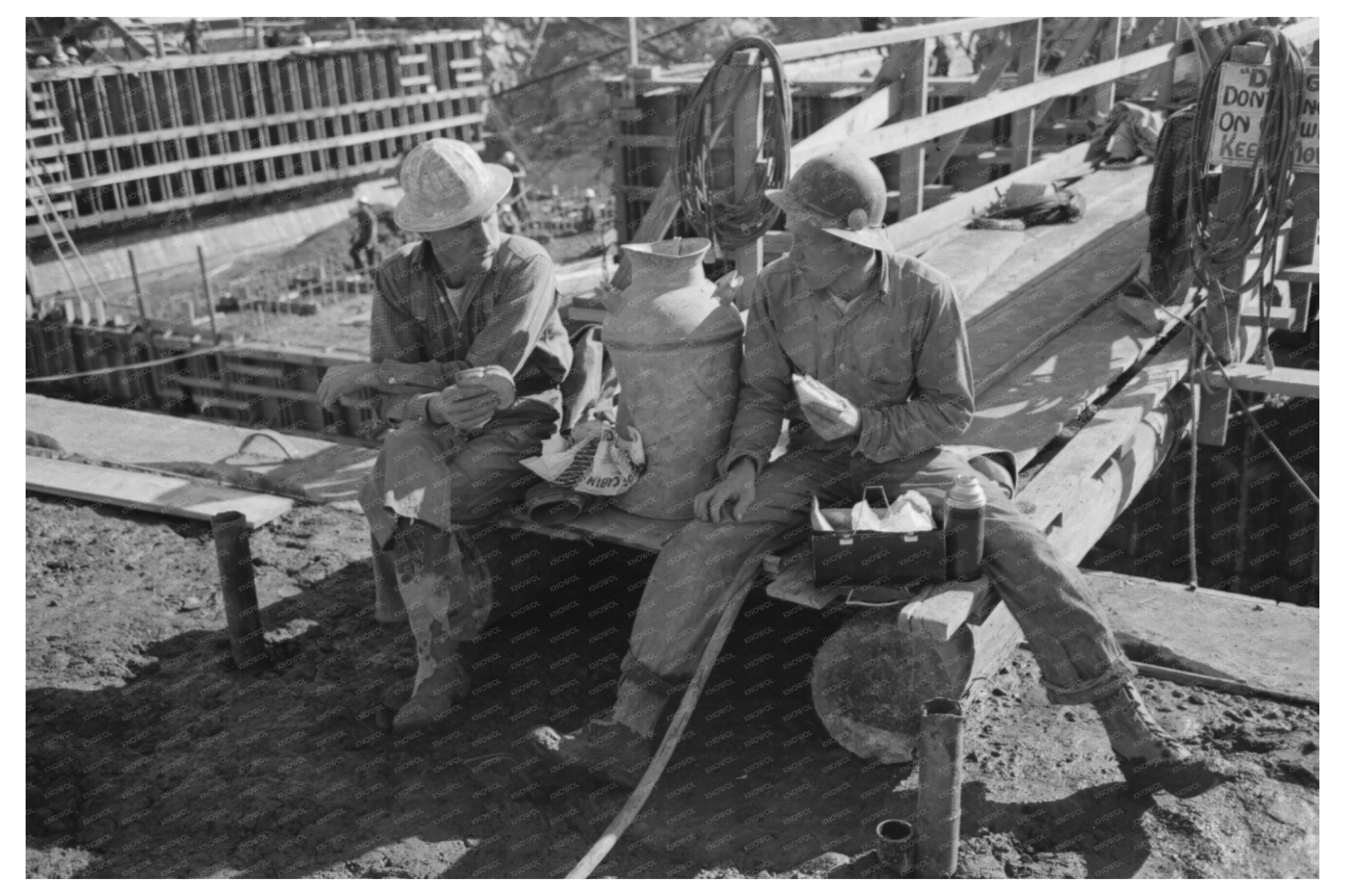 Shasta Dam Construction Worker 1944