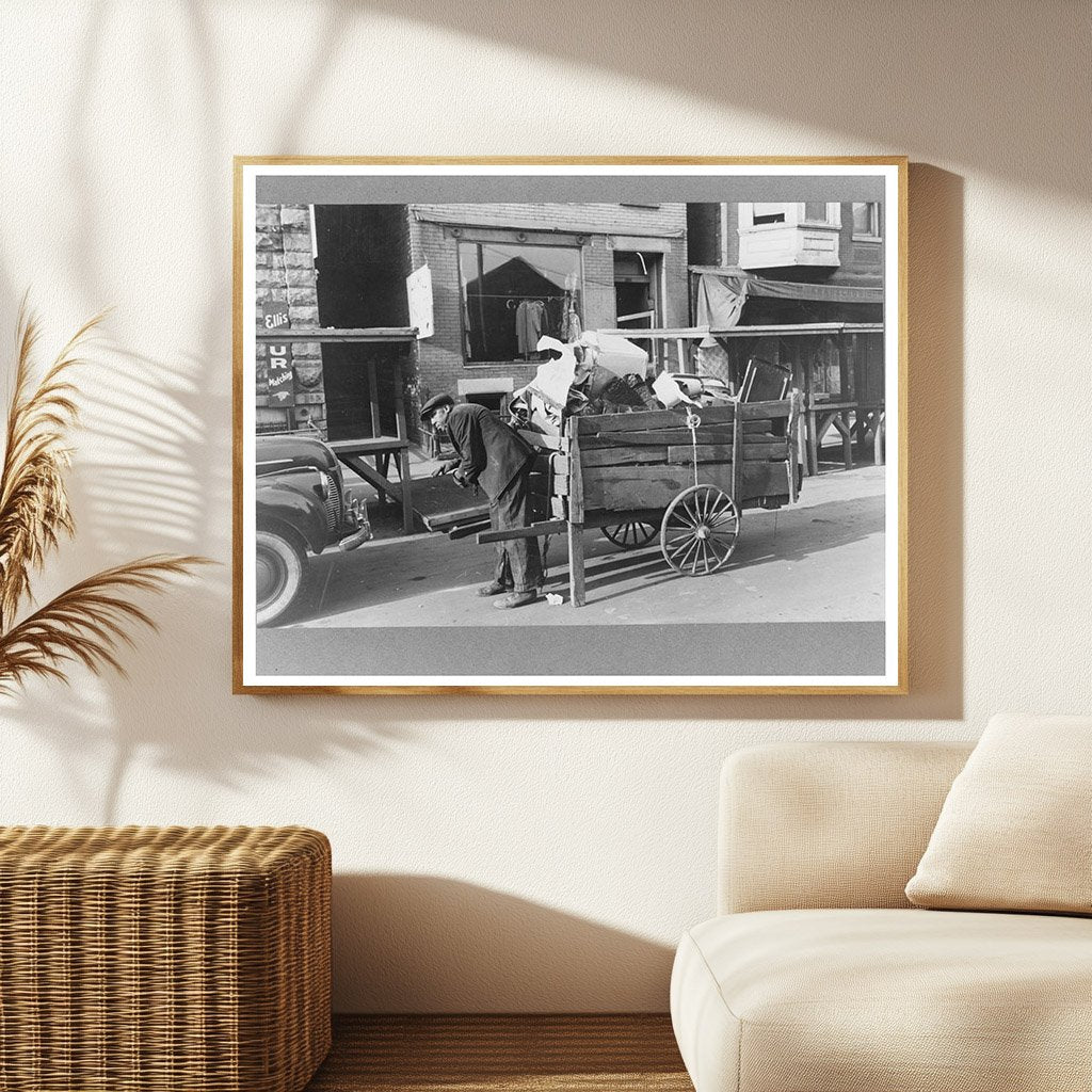 Vintage Junk Cart South Side Chicago April 1941