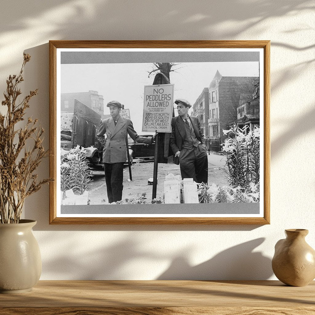 Easter Morning Peddlers on Garfield Boulevard 1941