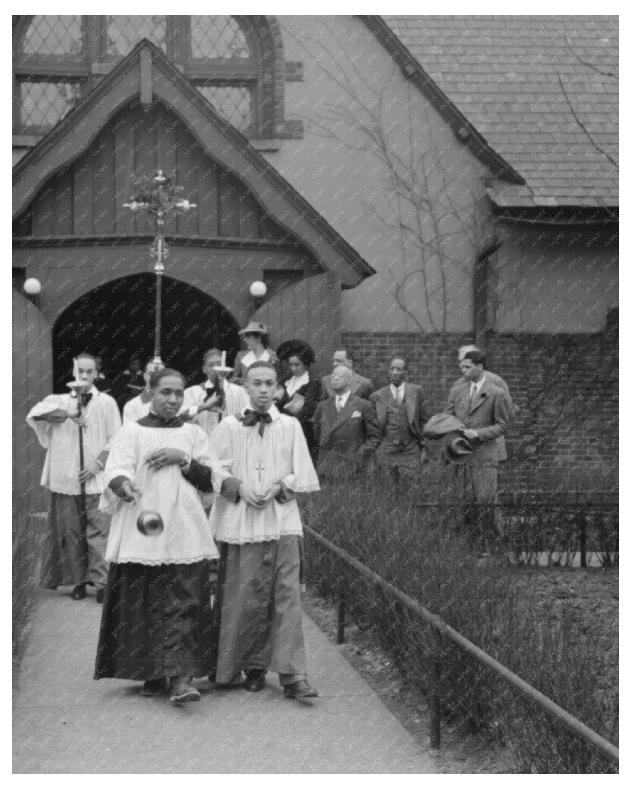 Easter Processional in South Side Chicago 1941