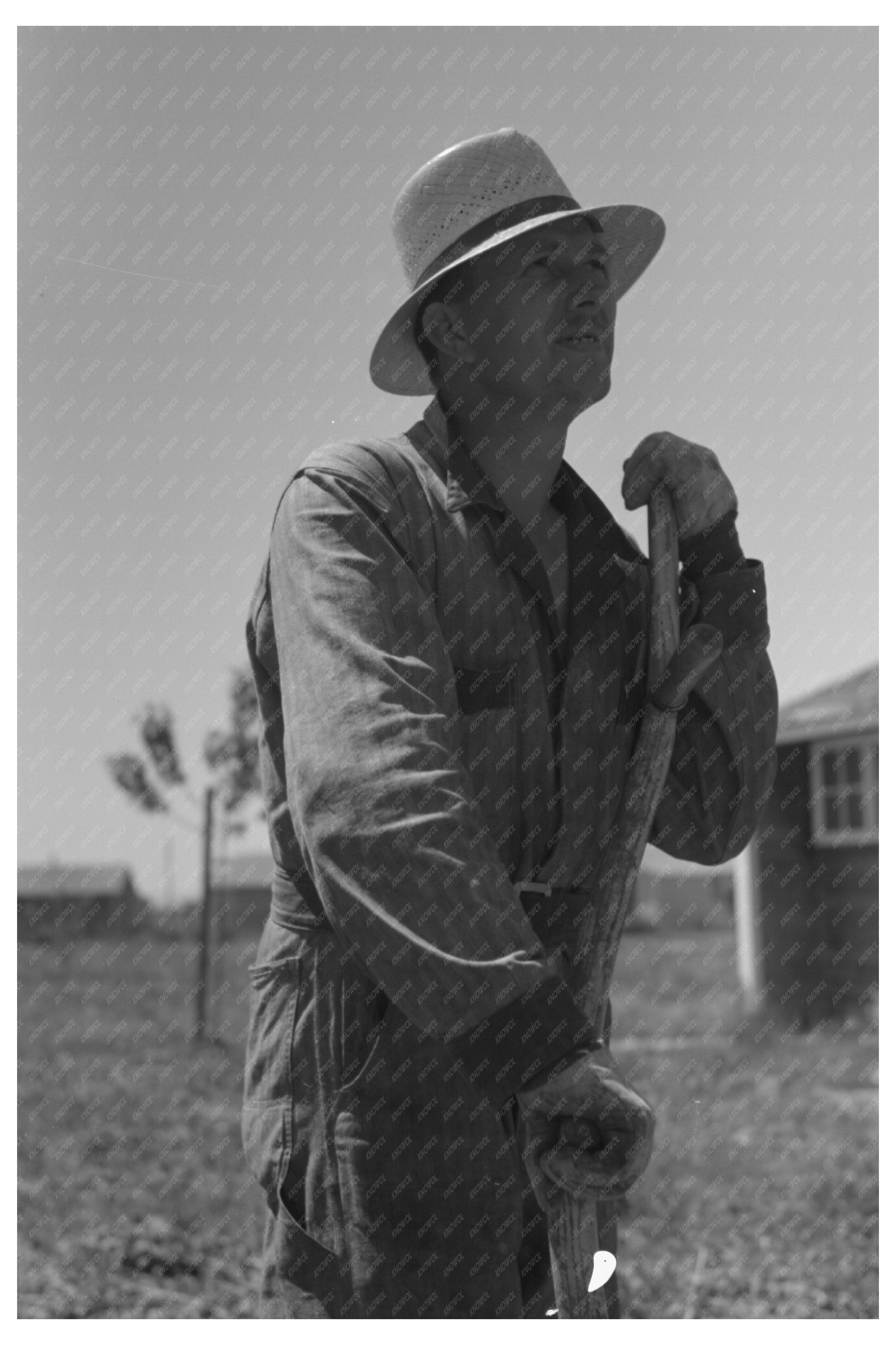 Farm Worker in FSA Labor Camp Caldwell Idaho 1941