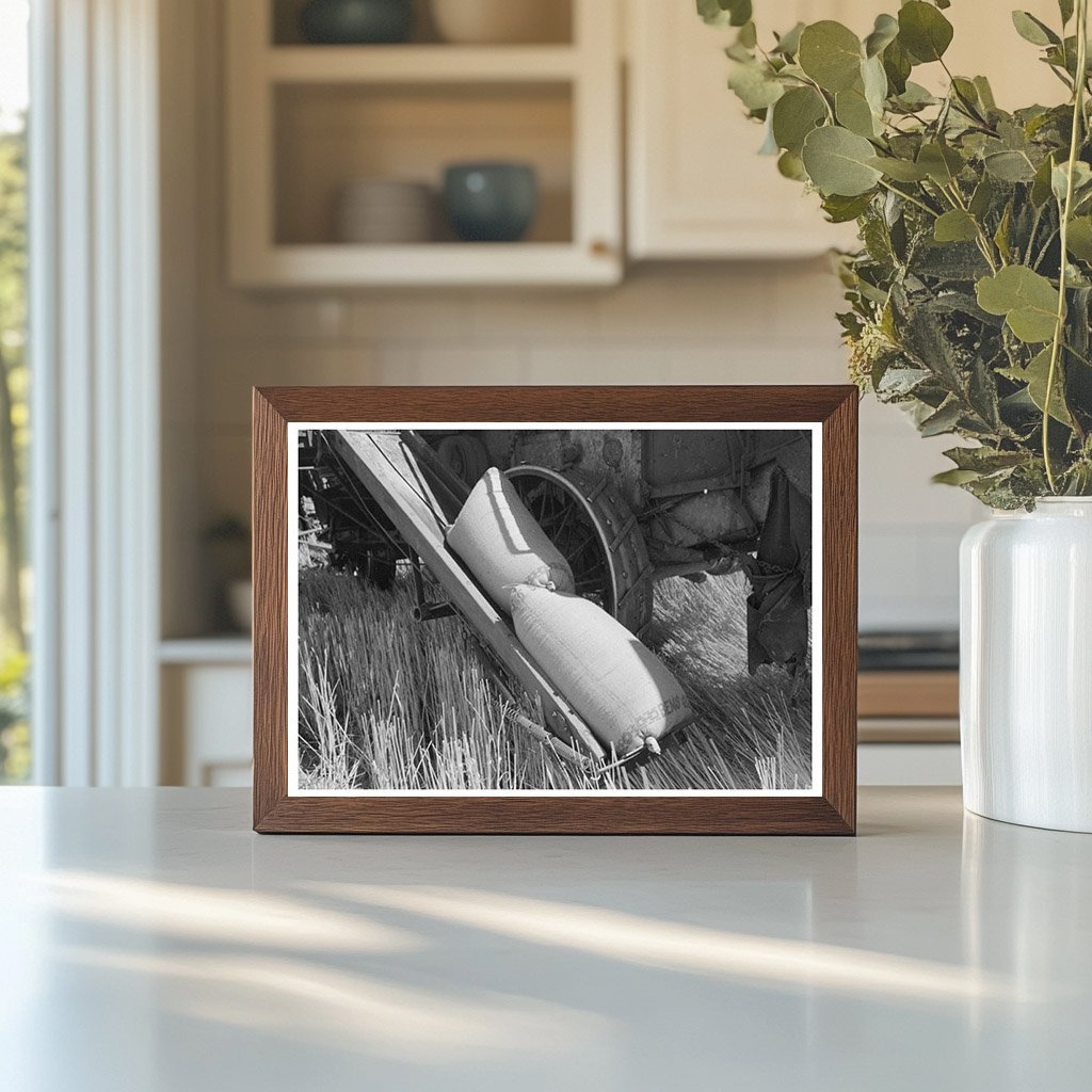 Walla Walla County Wheat Harvesting Vintage Photo 1941