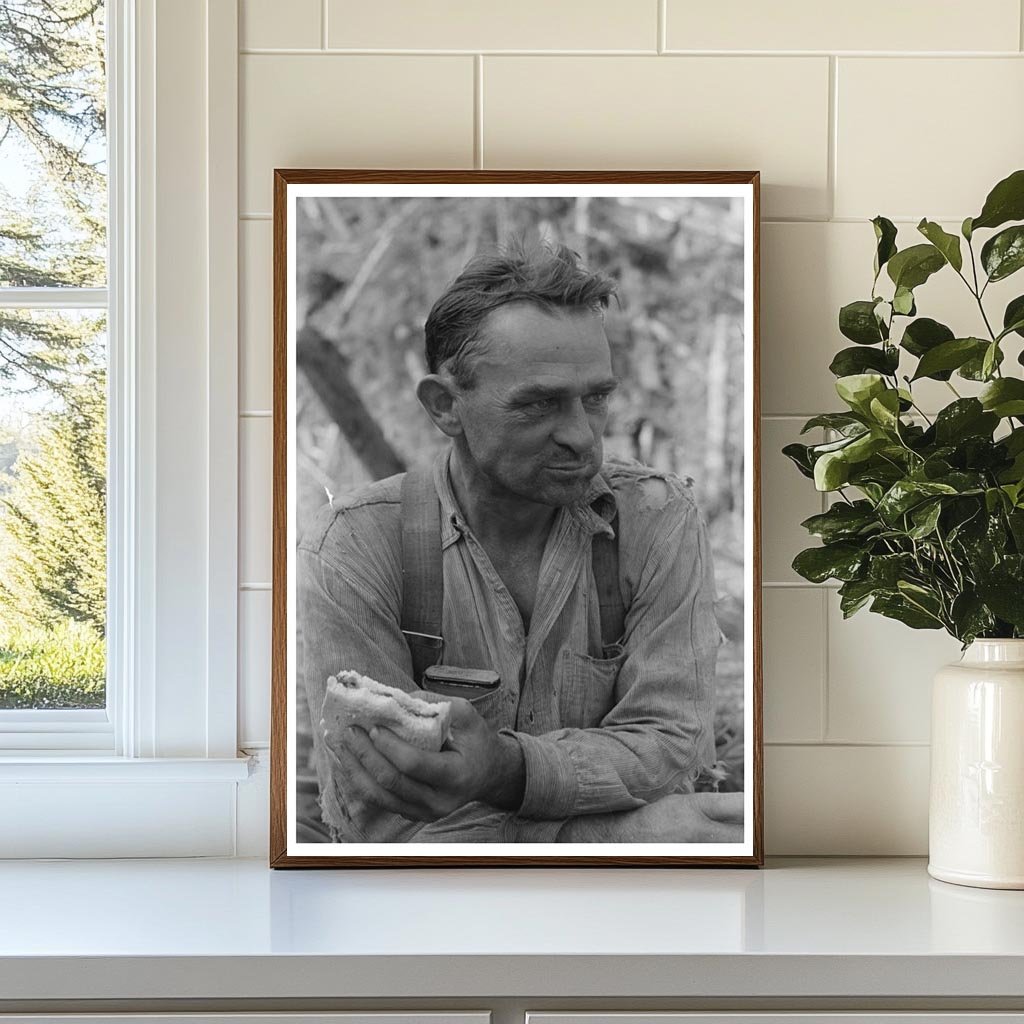 Lumberjack Lunch Break Long Bell Lumber Company 1941