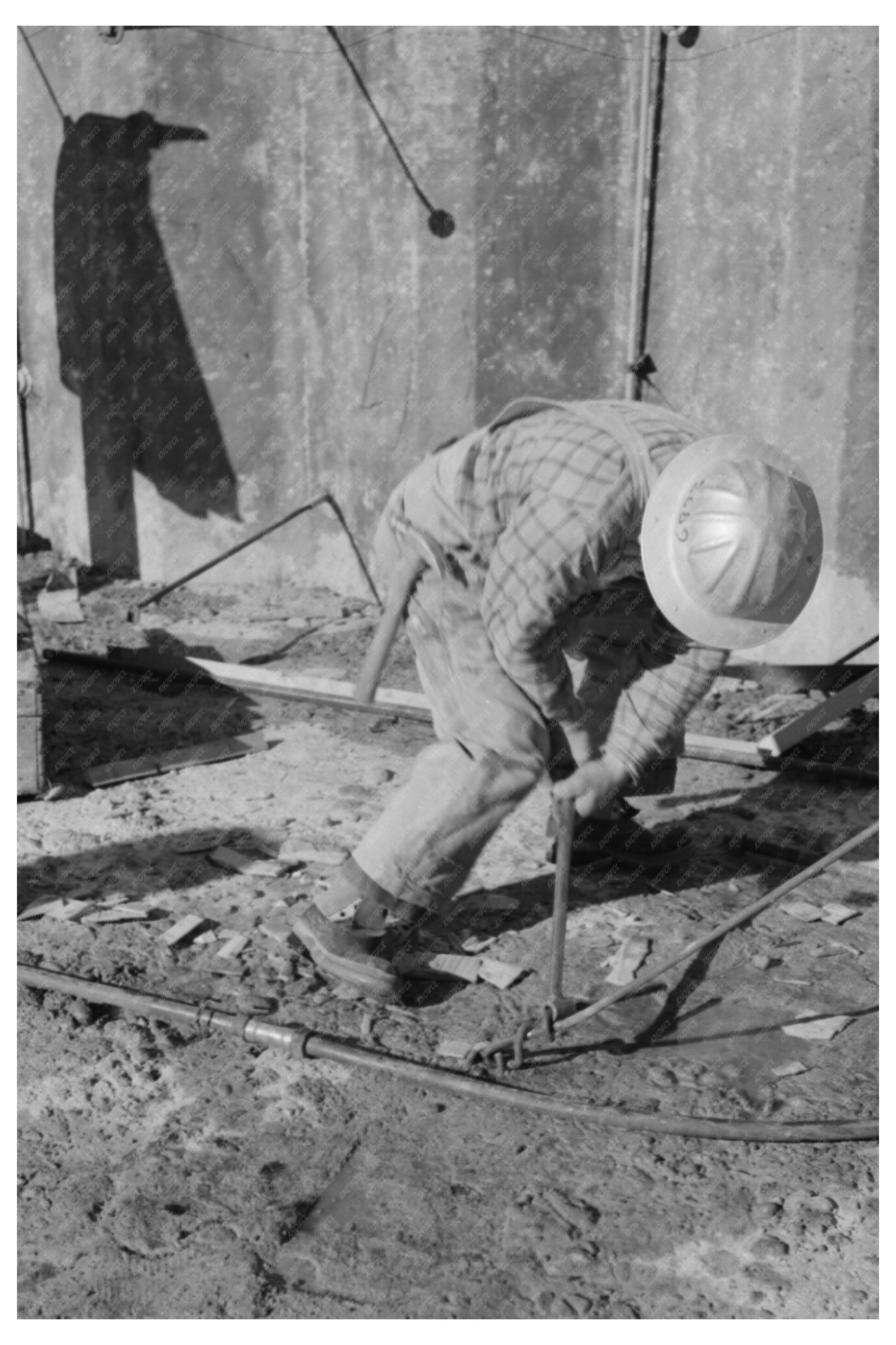 Shasta Dam Workman December 1941 FSA/OWI Collection
