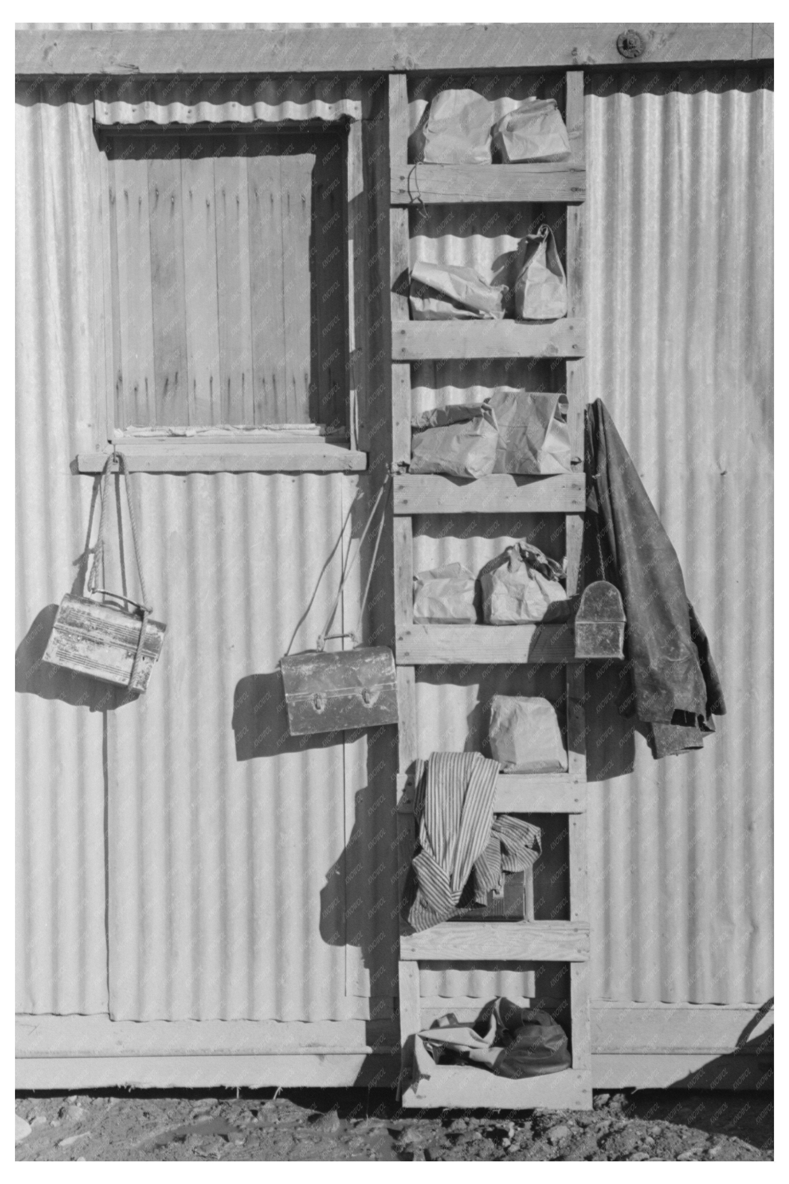 Shasta Dam Workmen Lunch Boxes December 1941