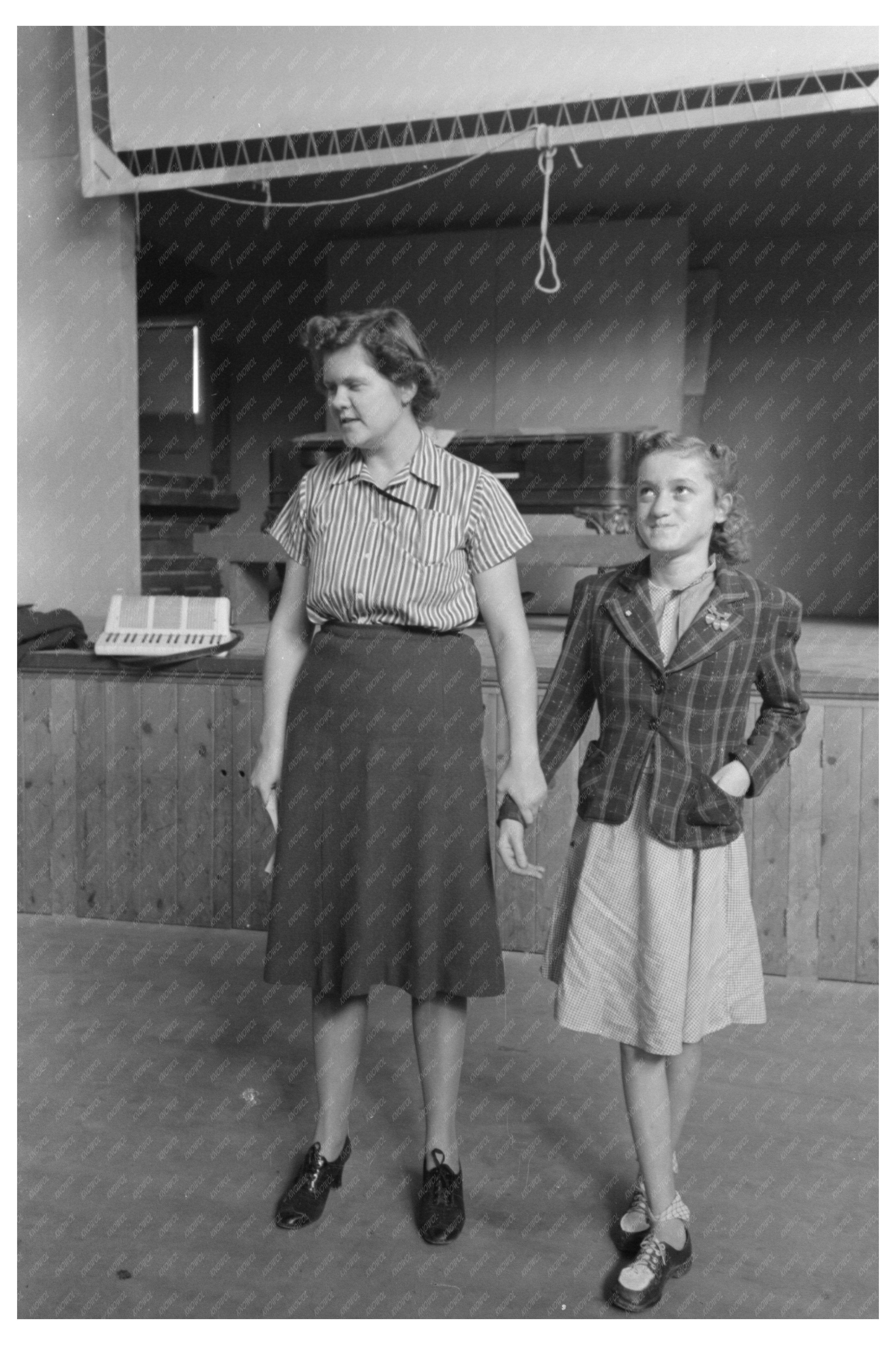 Sunday School Activities in Woodville California 1942