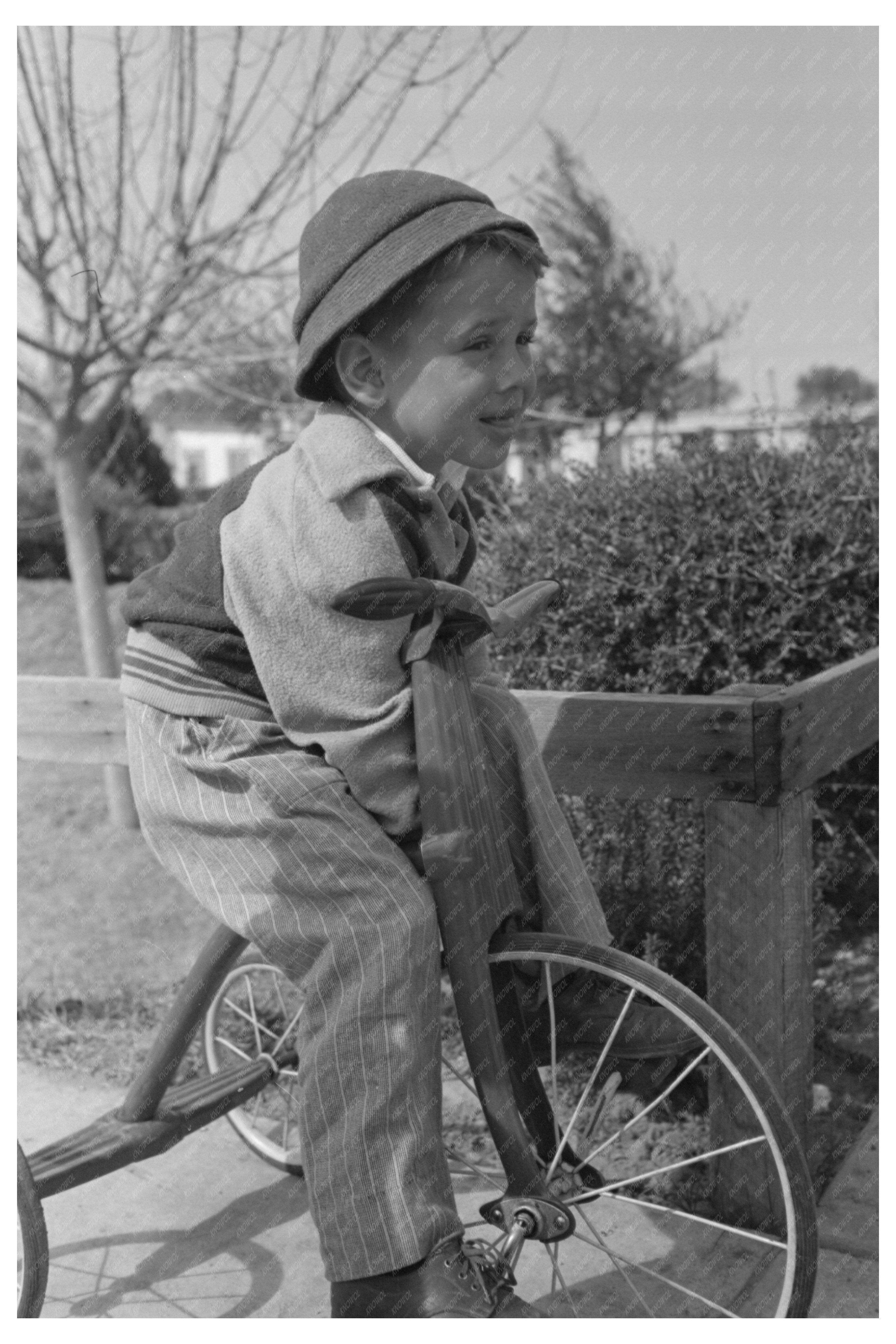 Young Boy at Camelback Farms Phoenix Arizona 1942