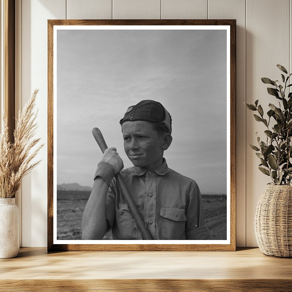 1942 Boy in Gardening Vocational Training Class Arizona