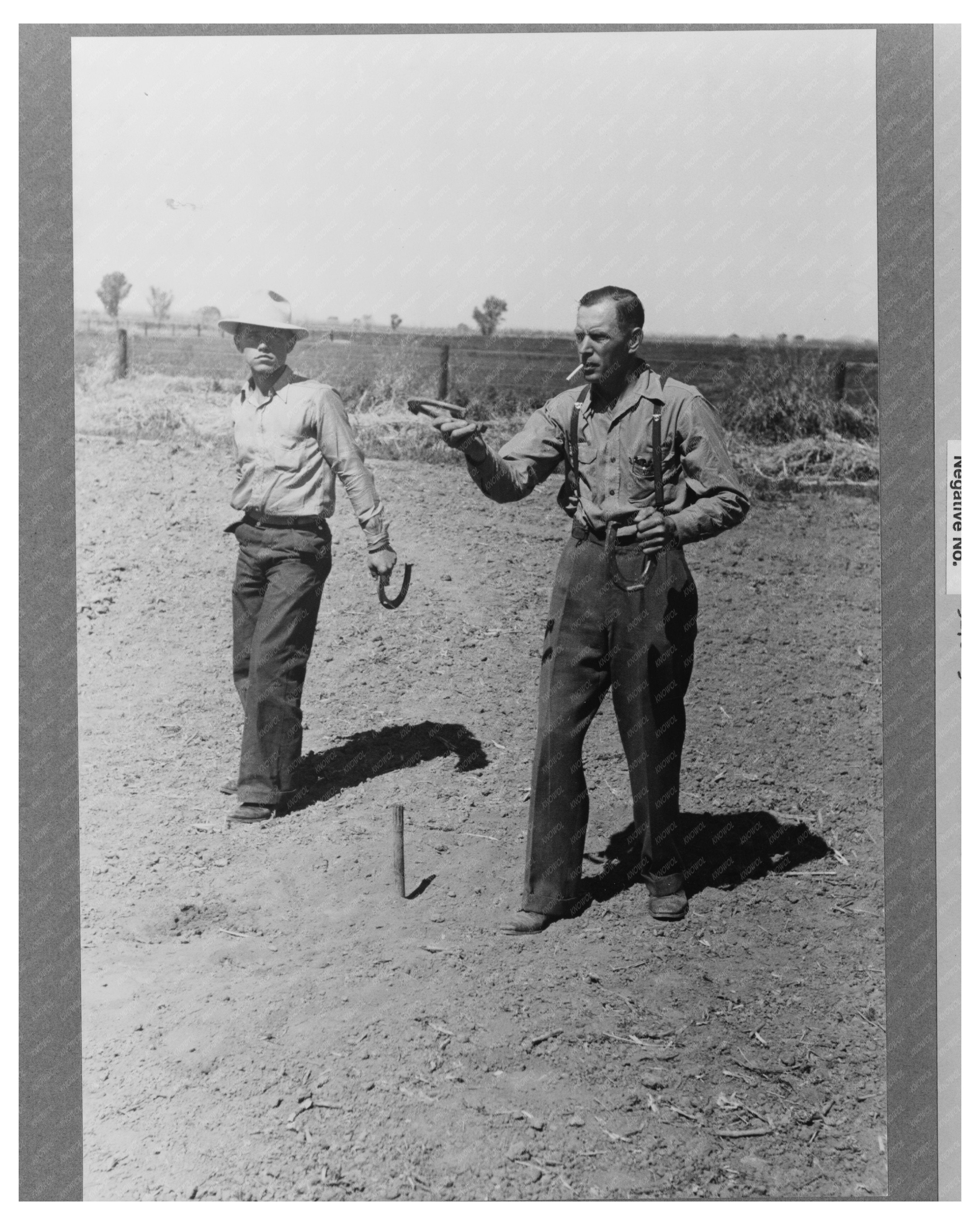 Horseshoe Pitching Contest Yuma Arizona 1942