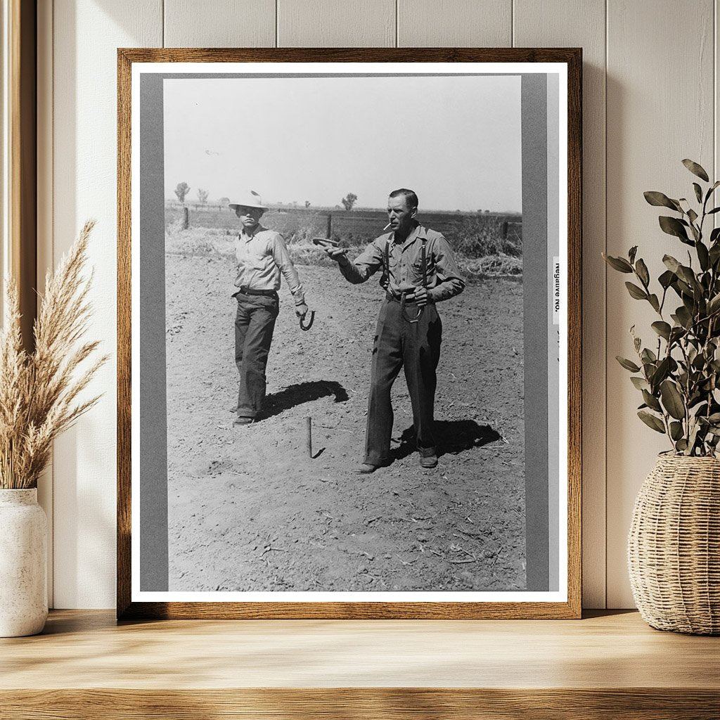 Horseshoe Pitching Contest Yuma Arizona 1942