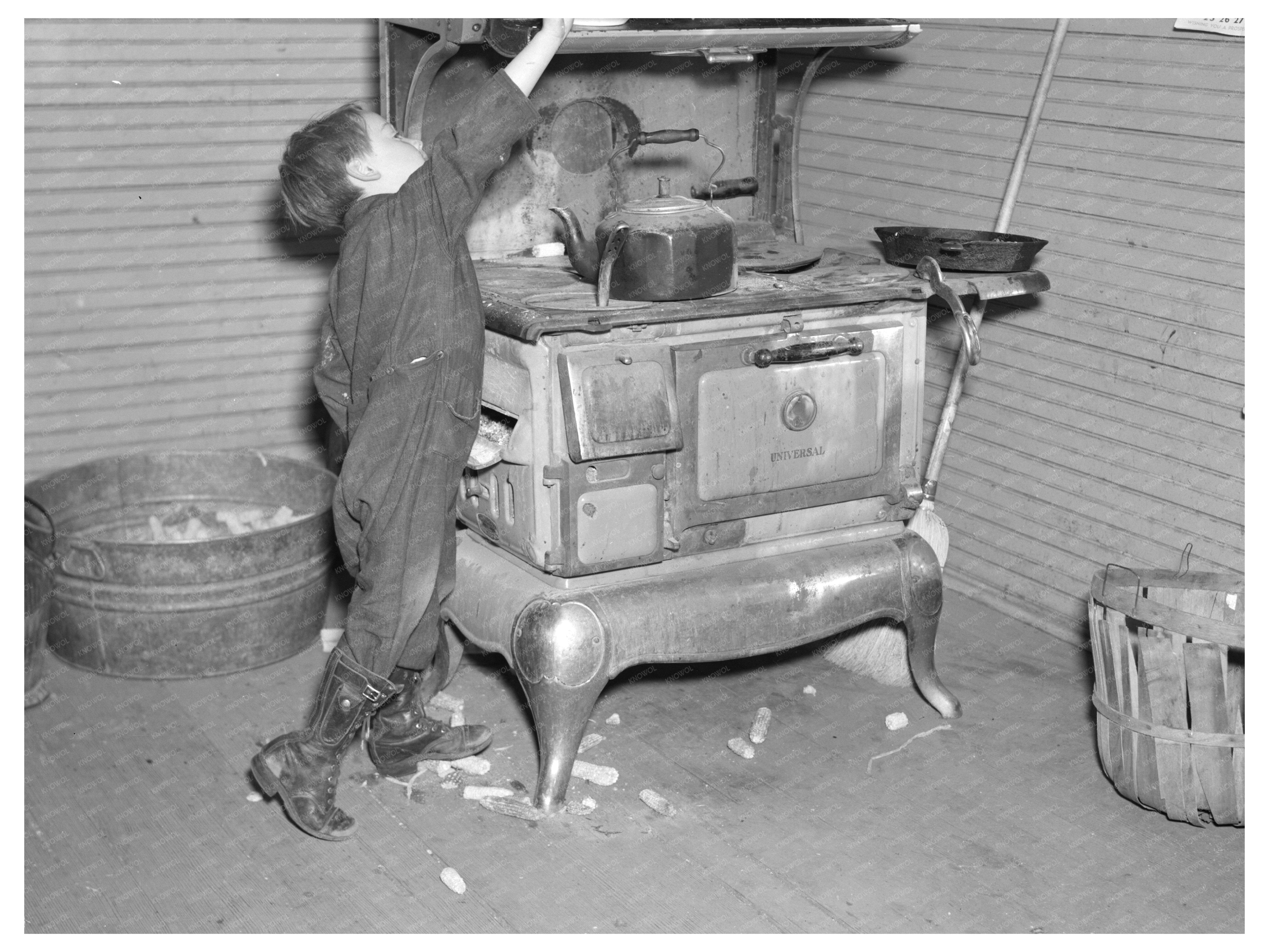 Kitchen Corner of James Kelleher Residence January 1937