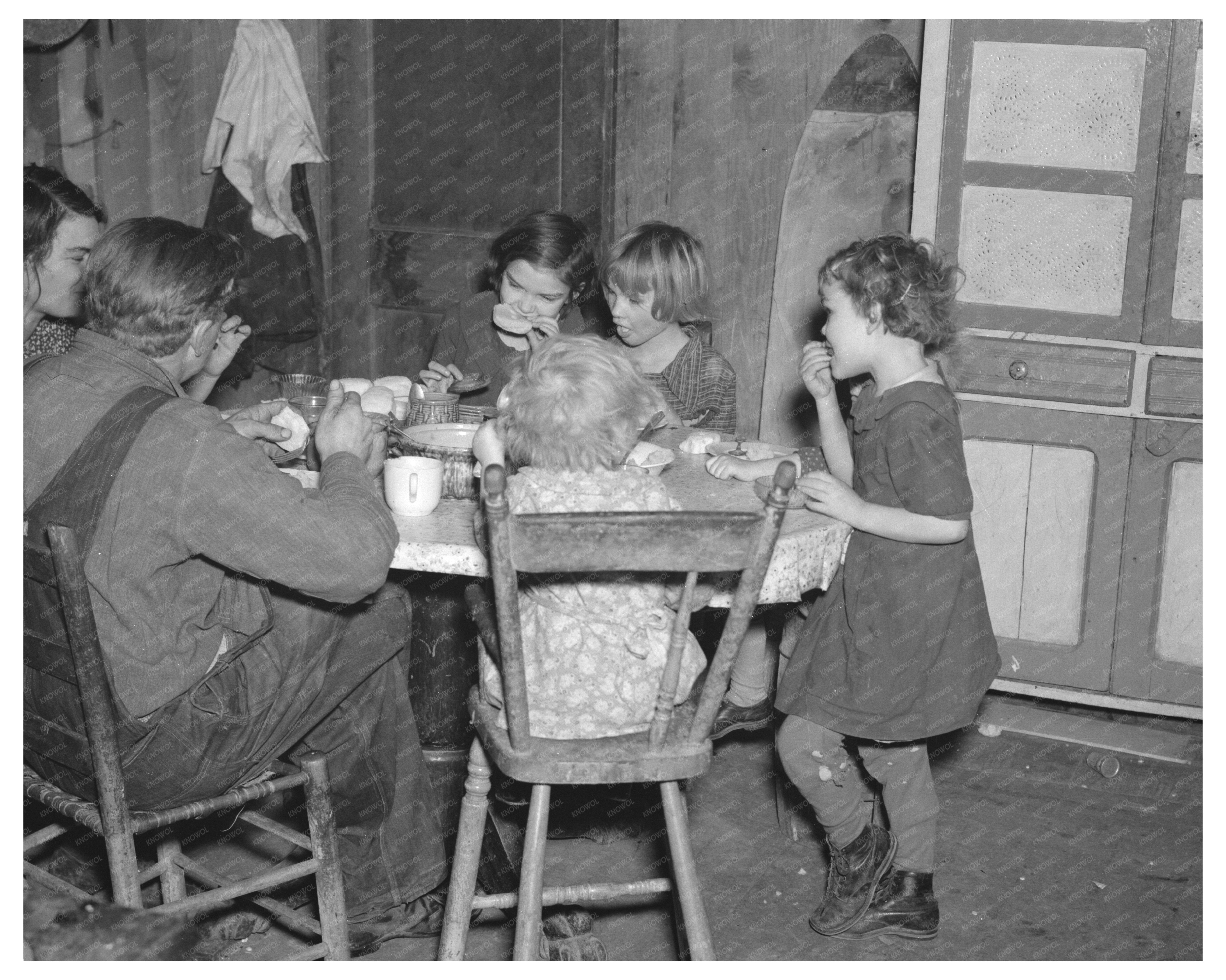 Oscar Gaither Family Dinner McLeansboro Illinois 1937