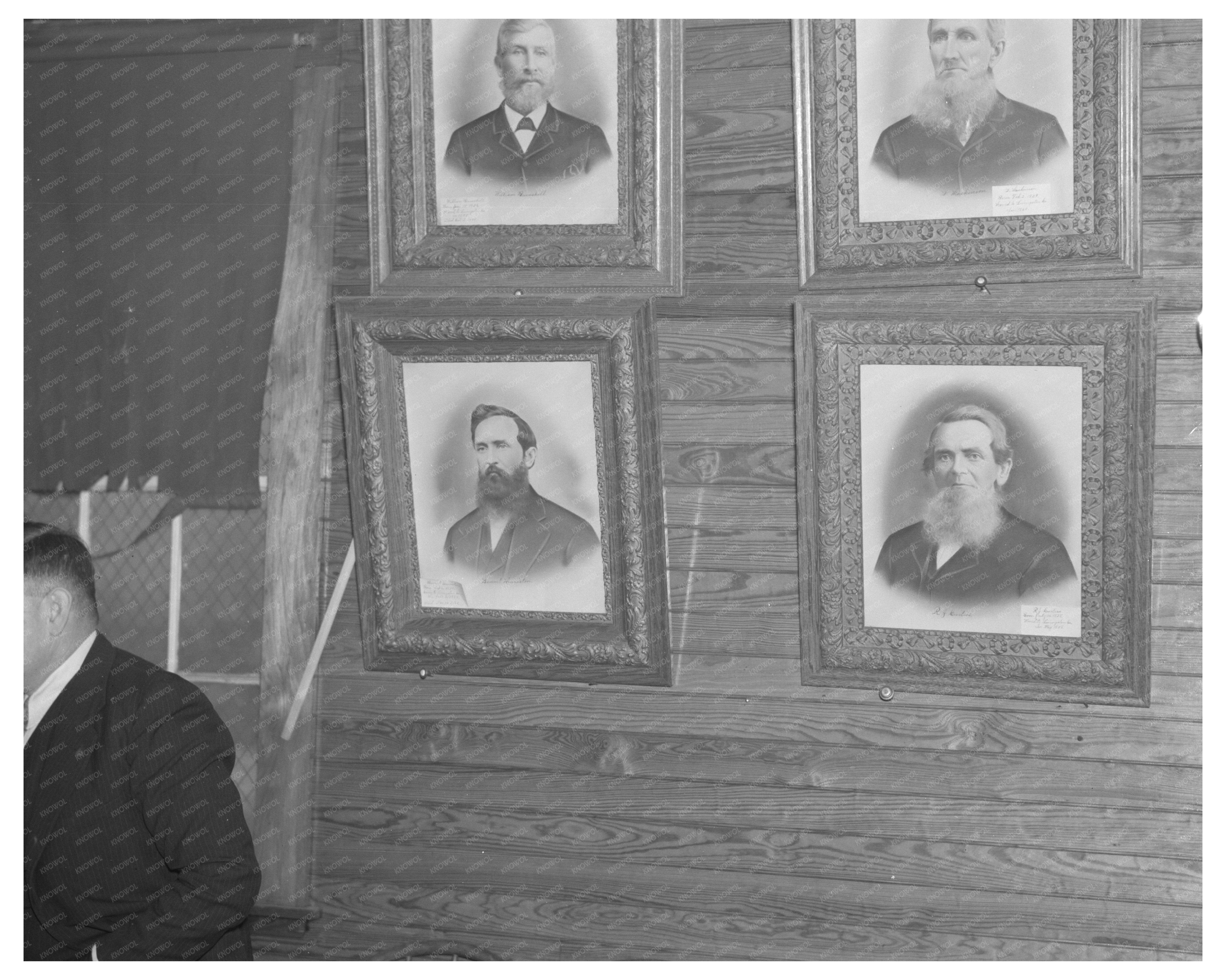 Livingston County Township Supervisors January 1937 Photo