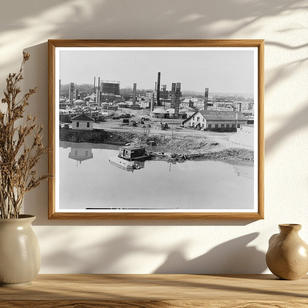 Vintage Tile Factory in Ottawa Illinois March 1937