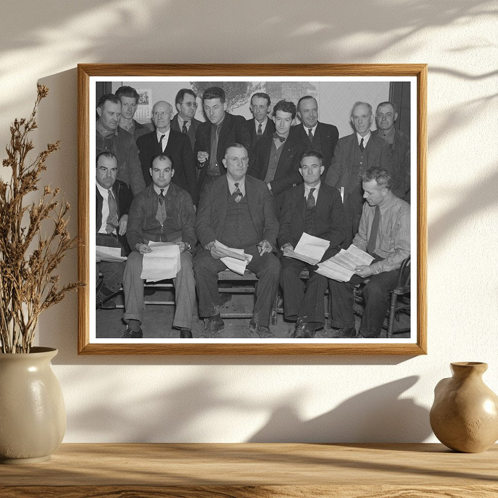Shawneetown Illinois Mayor 1937 Petition Drive Image