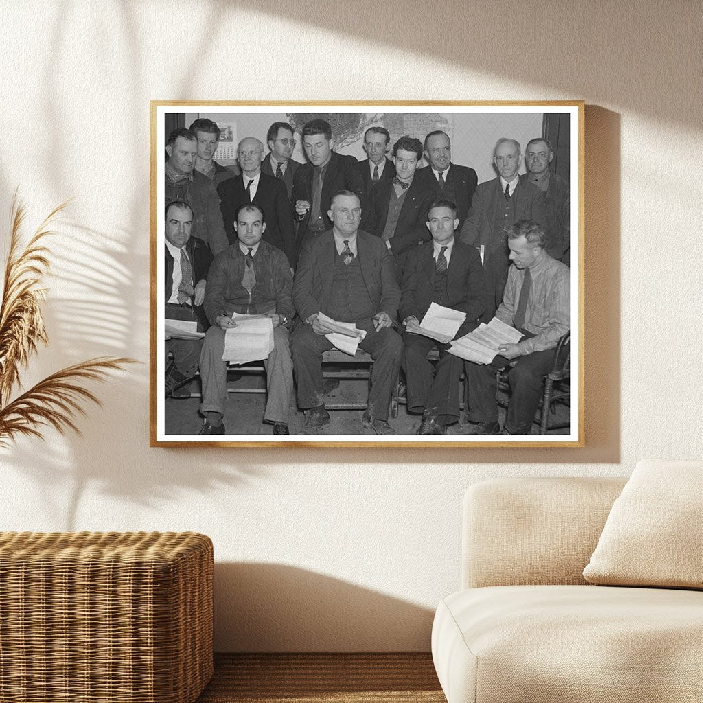 Shawneetown Illinois Mayor 1937 Petition Drive Image