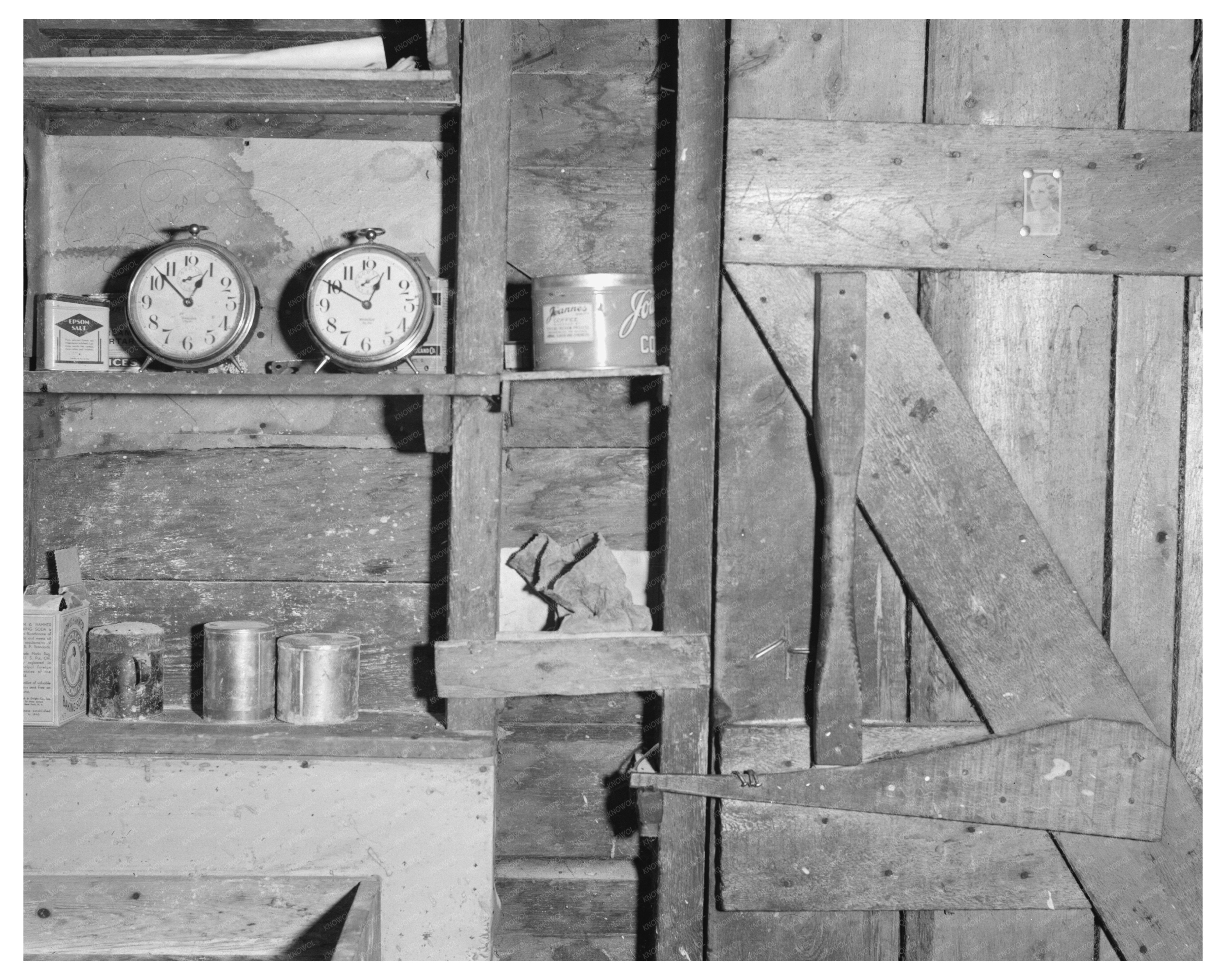 Vintage Door Latch Mess Hall Forest County Wisconsin 1937