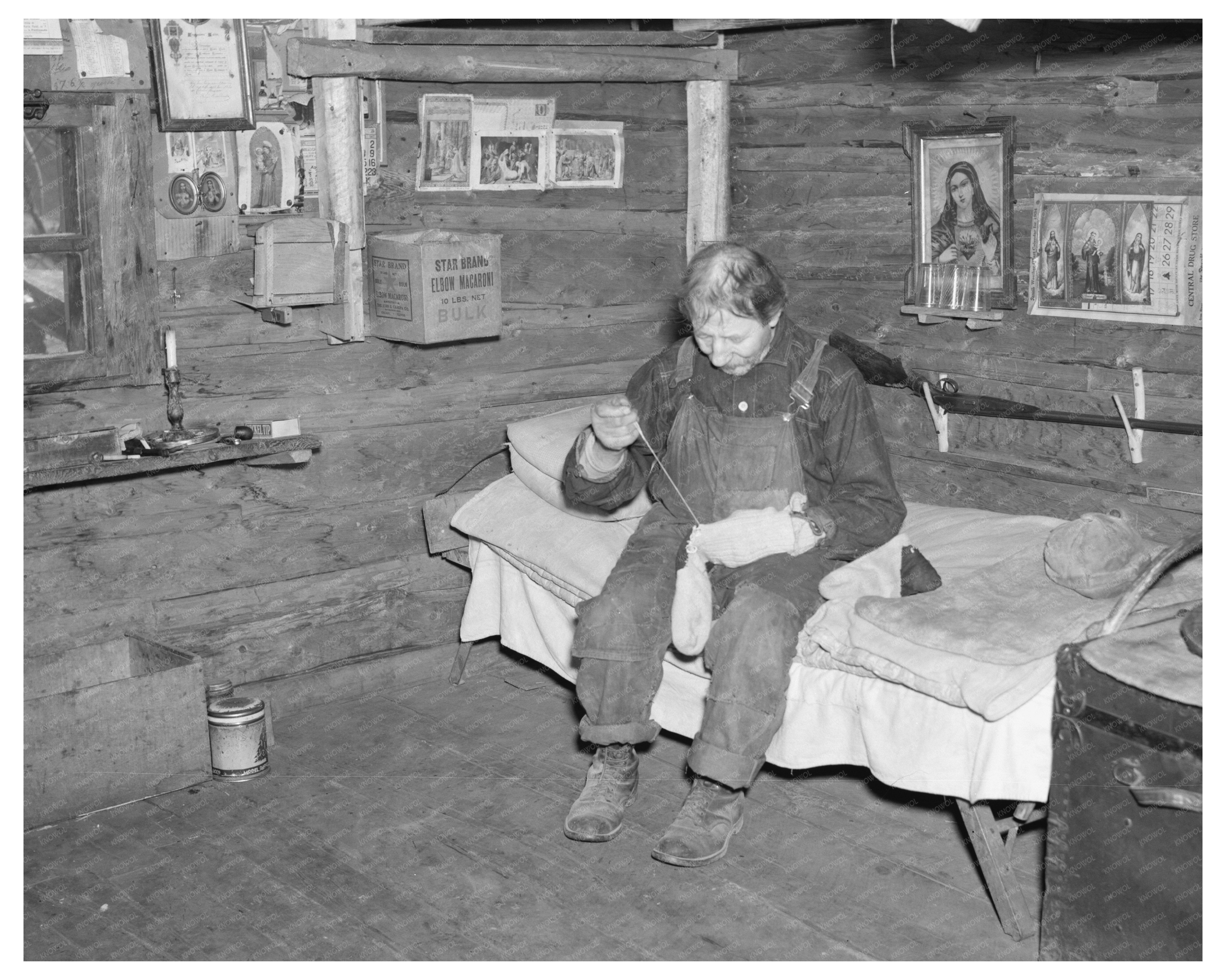 John Bastia Iron County Michigan May 1937 Vintage Photo