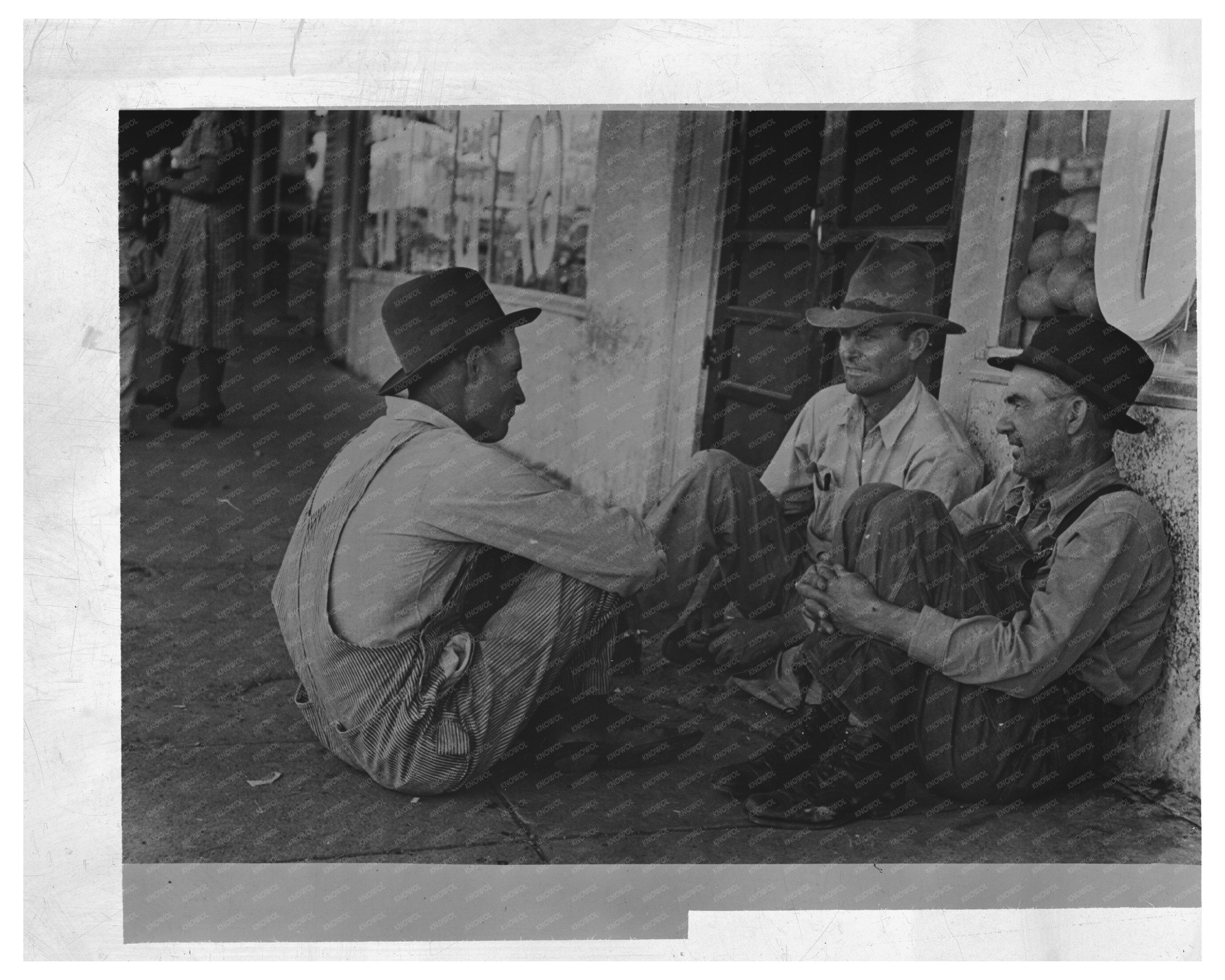 Farmers in Spur Texas May 1939 Vintage Rural Scene